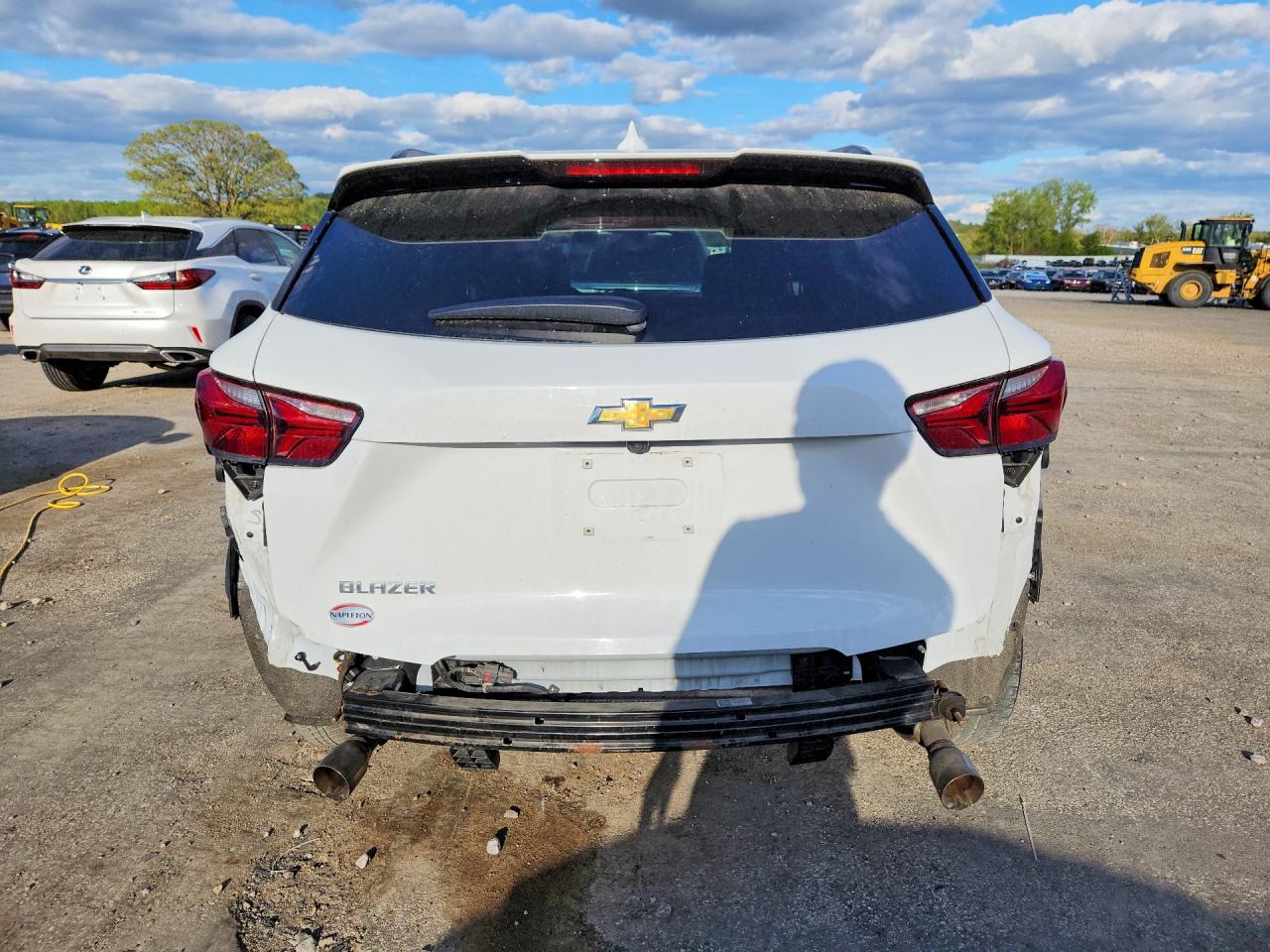 2021 Chevrolet Blazer 2lt White vin: 3GNKBCR40MS519873