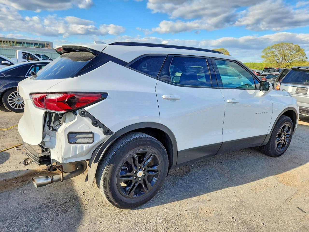 2021 Chevrolet Blazer 2lt White vin: 3GNKBCR40MS519873