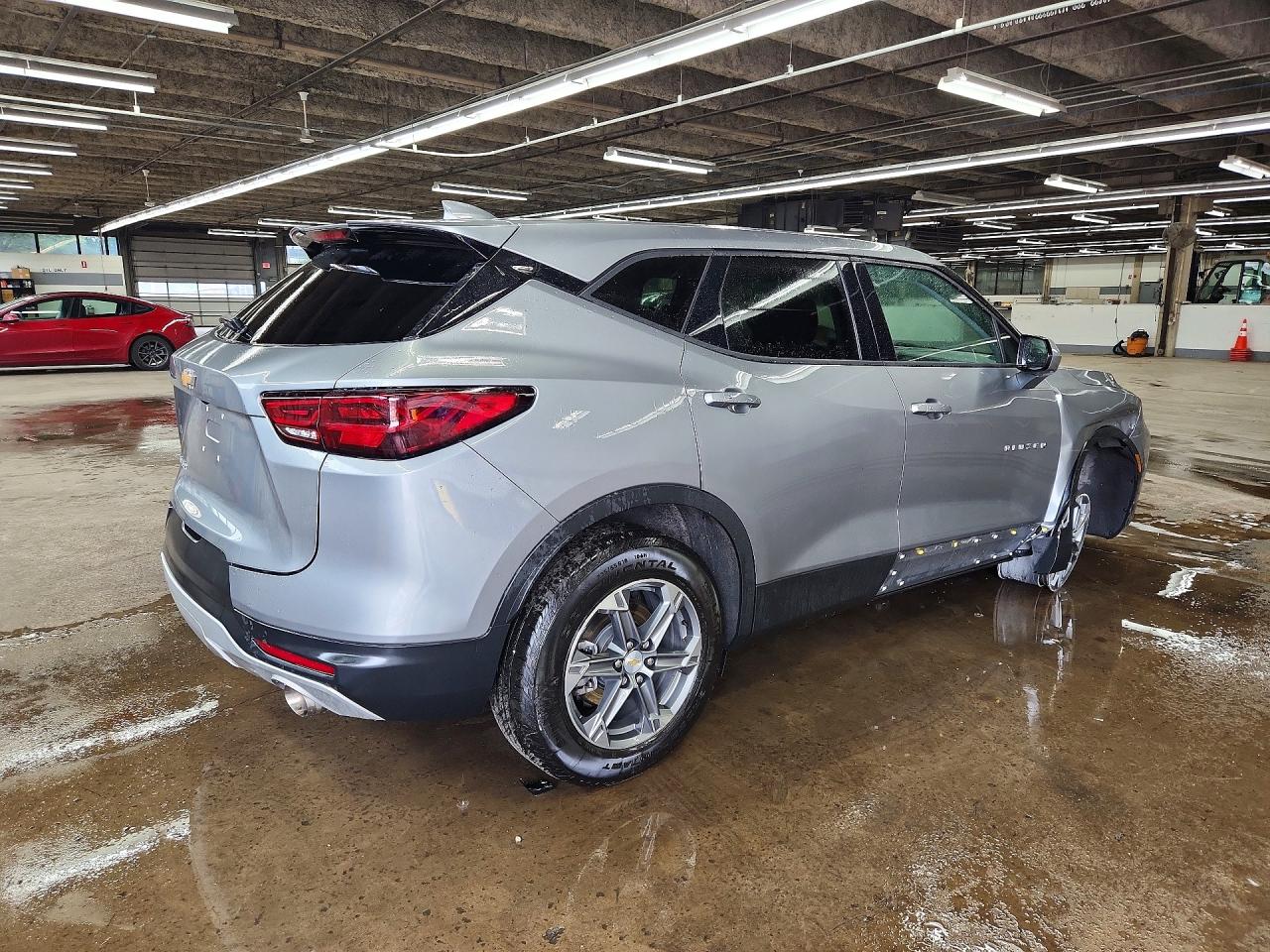 2025 Chevrolet Blazer 2lt Серый vin: 3GNKBCR40SS262677