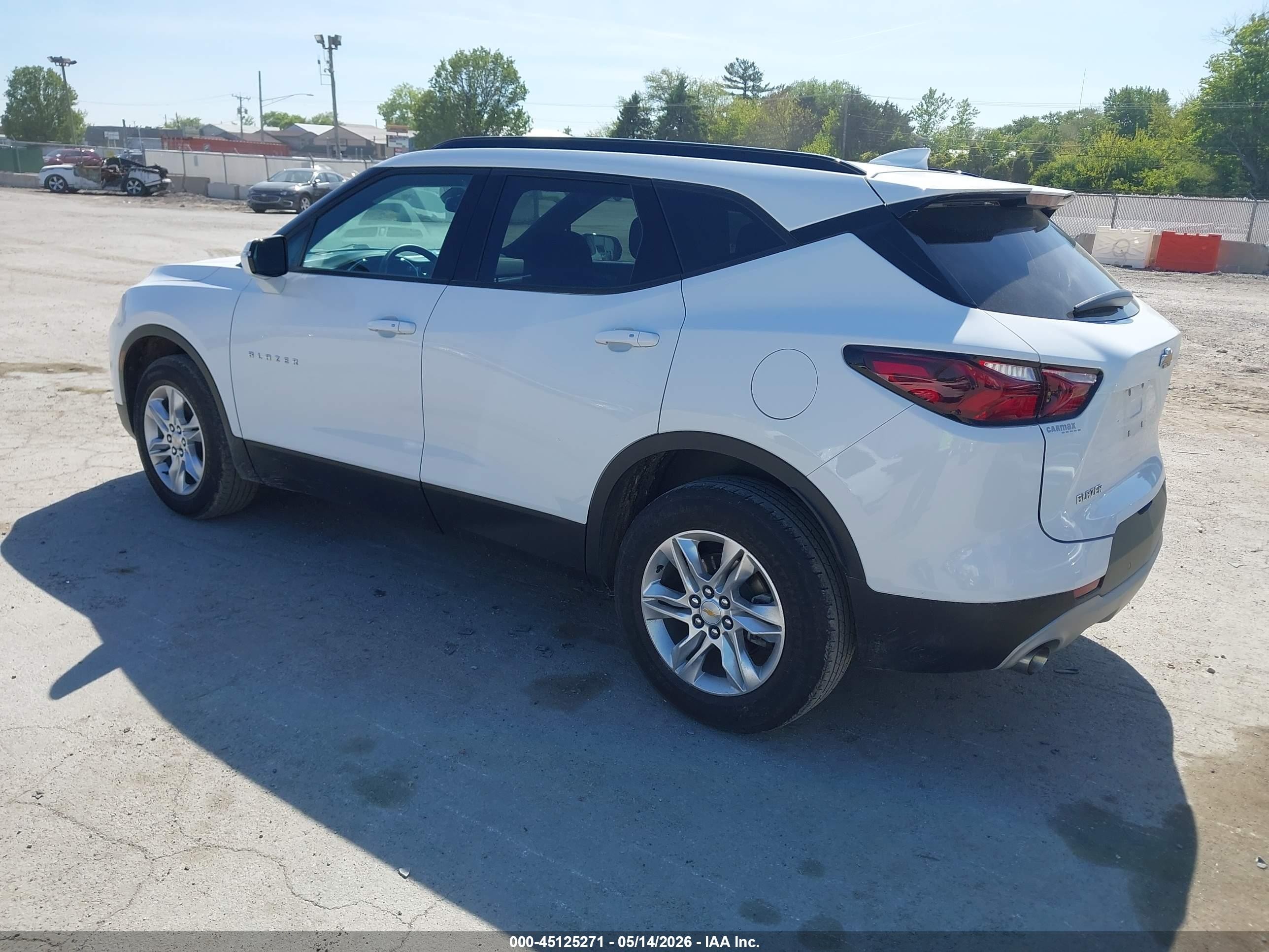 2022 Chevrolet Blazer Fwd 2lt White vin: 3GNKBCR42NS208284