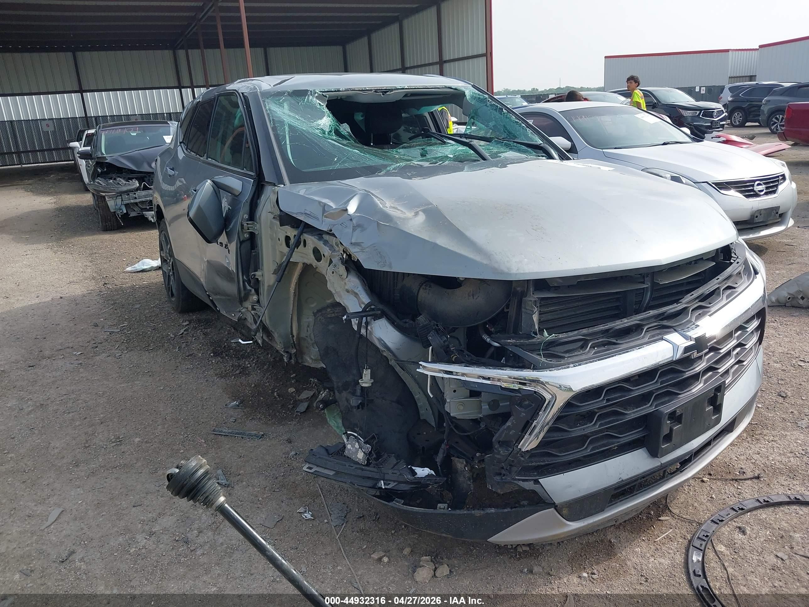 2023 Chevrolet Blazer Fwd 2lt Gray vin: 3GNKBCR42PS177430