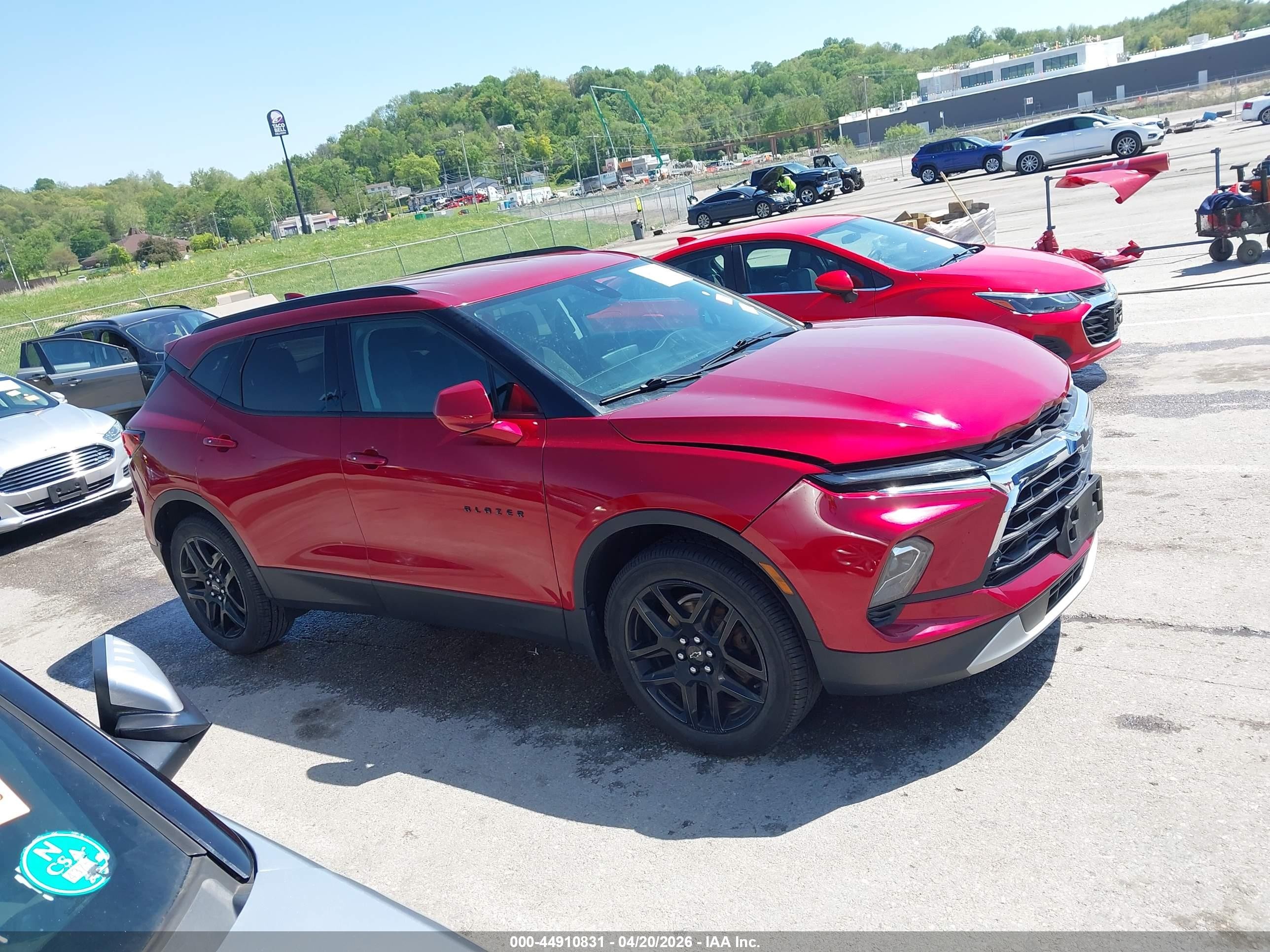 2023 Chevrolet Blazer Fwd 2lt Red vin: 3GNKBCR42PS228182