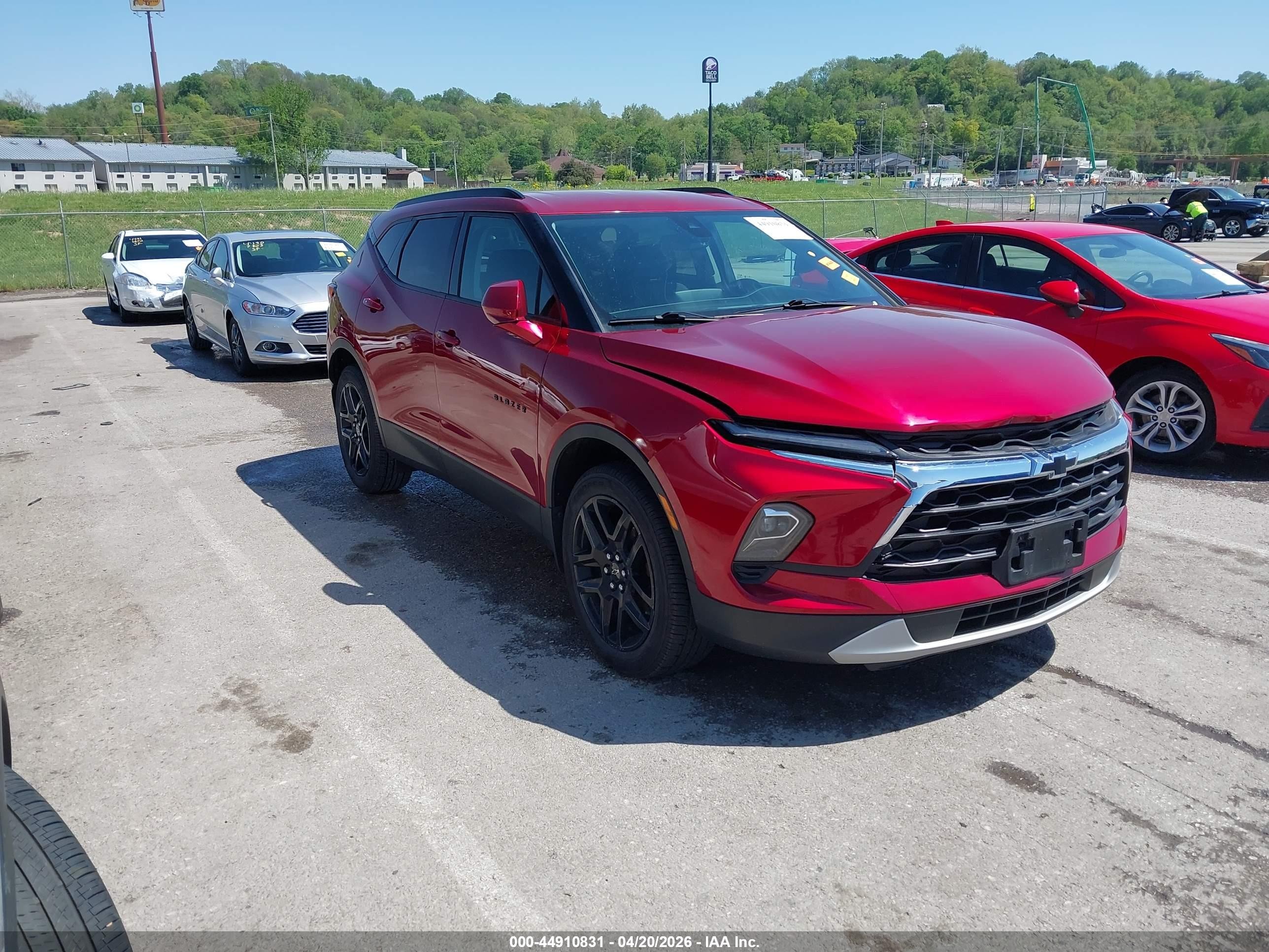 2023 Chevrolet Blazer Fwd 2lt Red vin: 3GNKBCR42PS228182