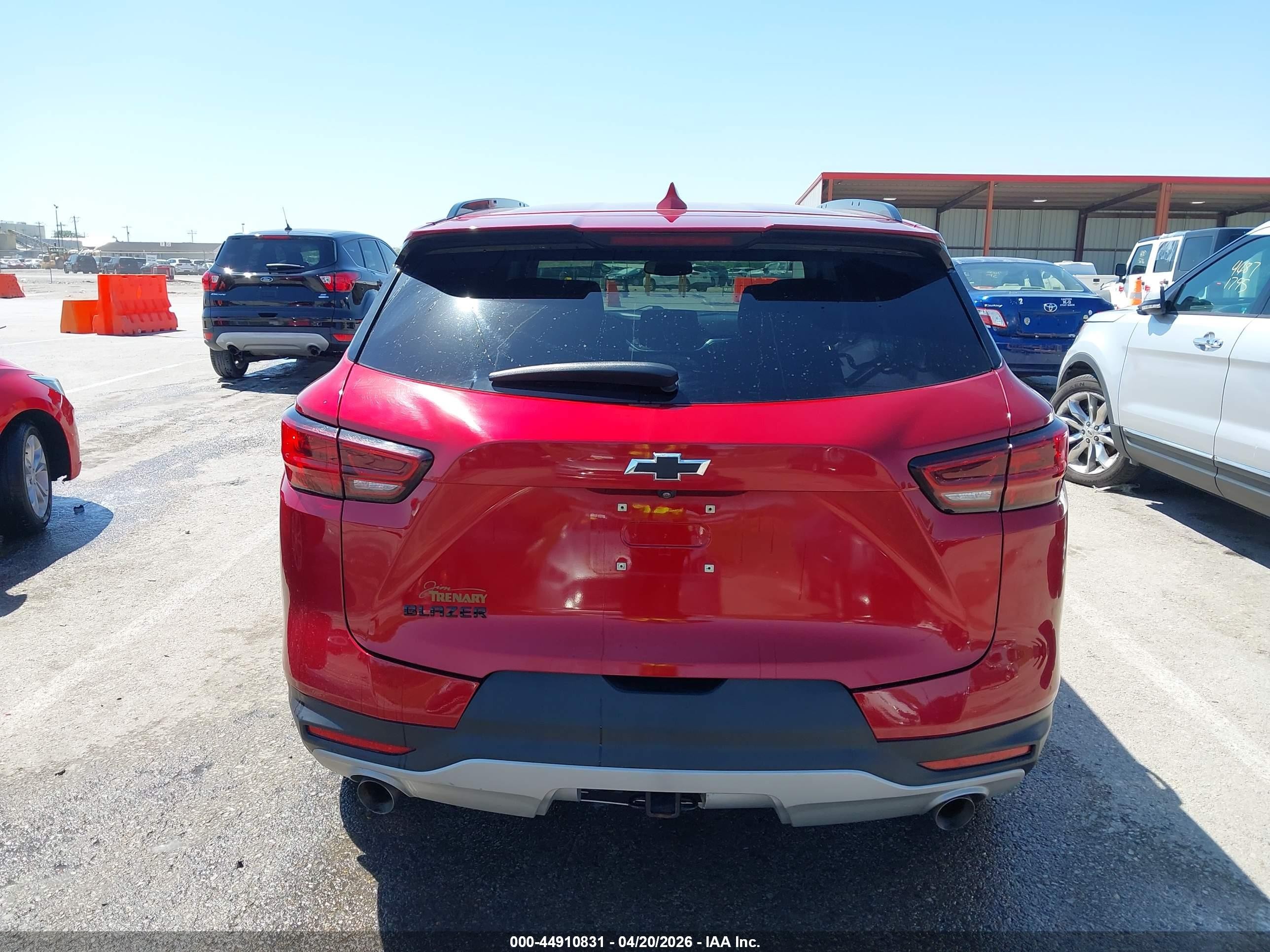 2023 Chevrolet Blazer Fwd 2lt Red vin: 3GNKBCR42PS228182