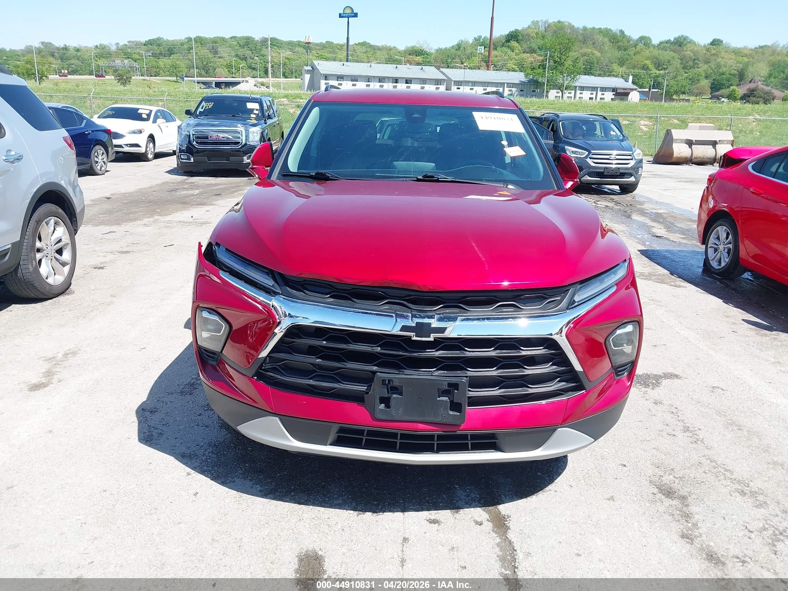 2023 Chevrolet Blazer Fwd 2lt Red vin: 3GNKBCR42PS228182