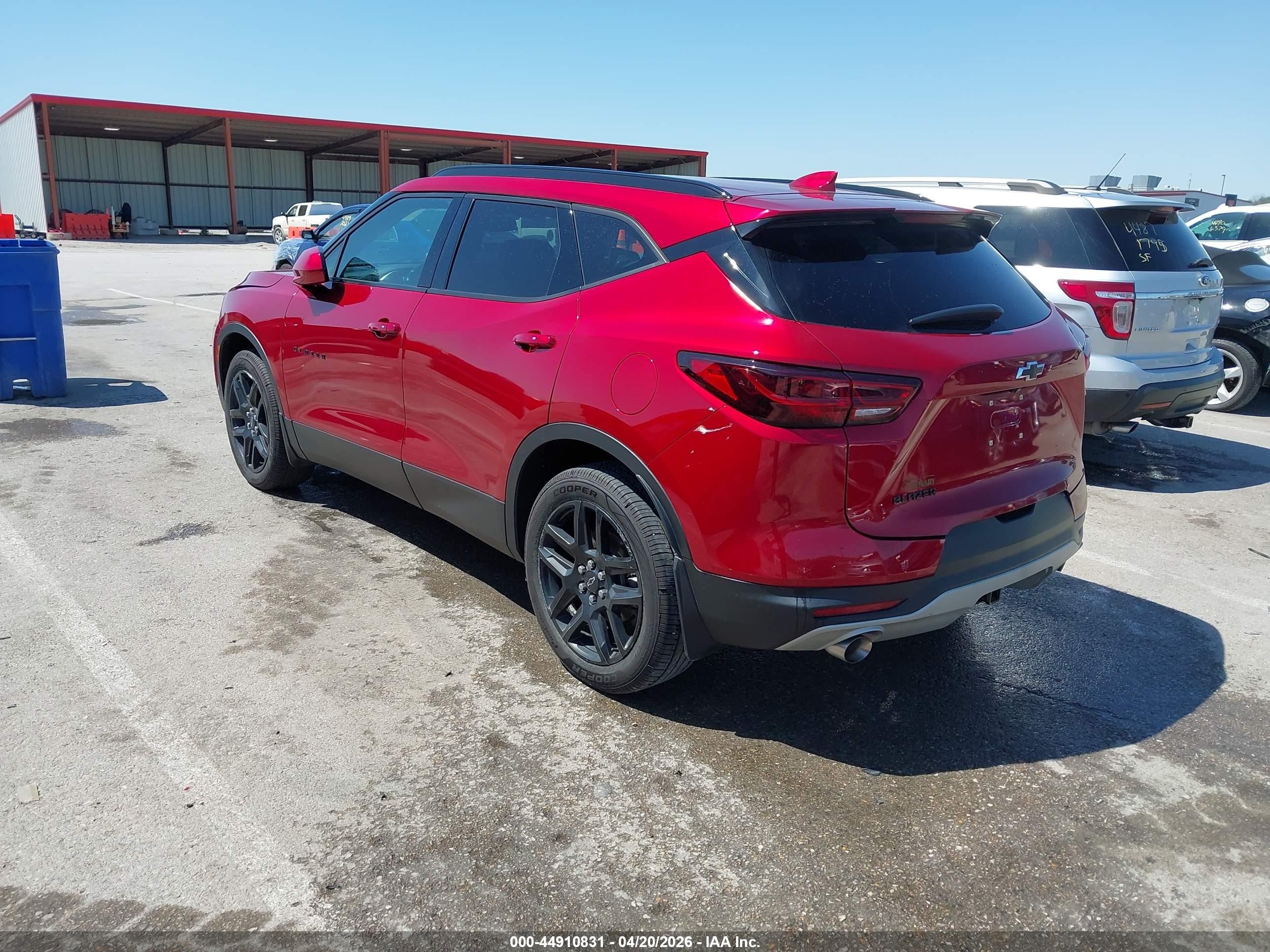 2023 Chevrolet Blazer Fwd 2lt Red vin: 3GNKBCR42PS228182
