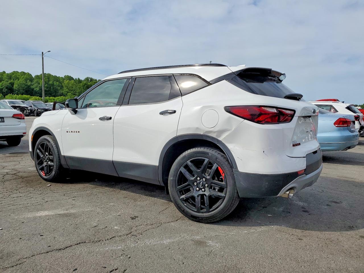 2020 Chevrolet Blazer 2lt White vin: 3GNKBCR44LS701722