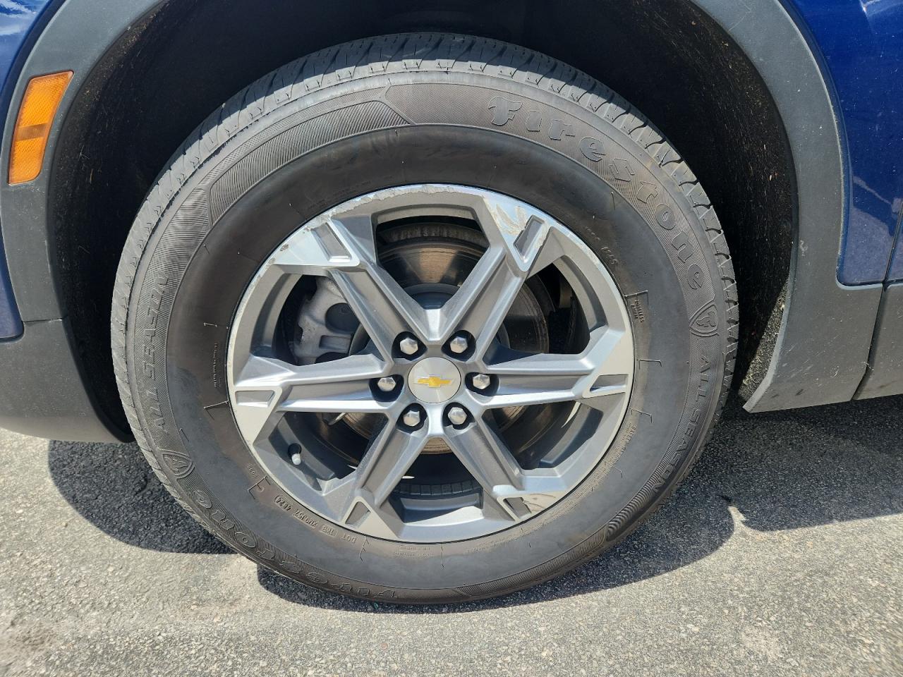 2023 Chevrolet Blazer 2lt Blue vin: 3GNKBCR45PS148178 Damage: Left Front Wheel, Curb Rash, > 12 Inches