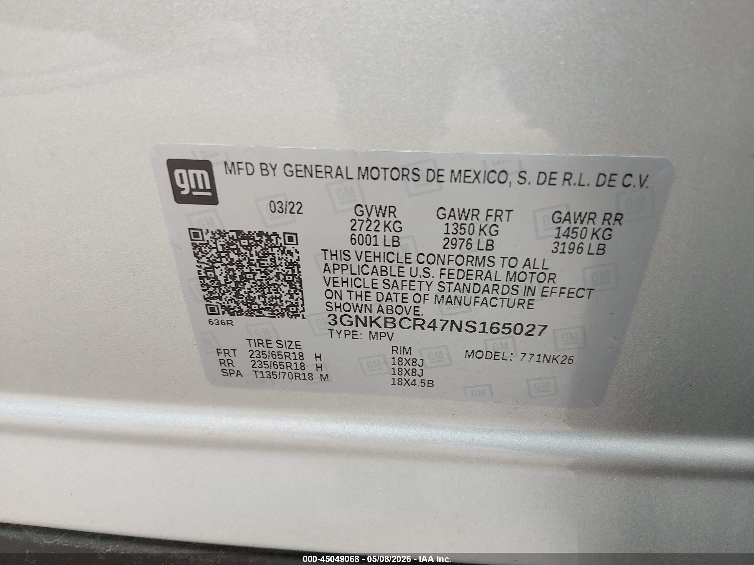 2022 Chevrolet Blazer Fwd 2lt Серебряный vin: 3GNKBCR47NS165027