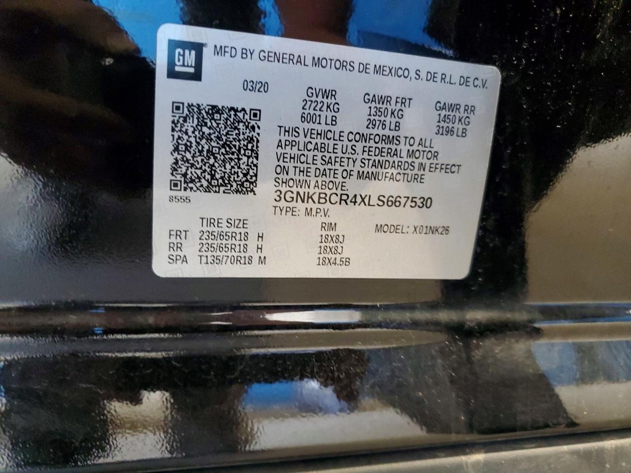 2020 Chevrolet Blazer 2lt Black vin: 3GNKBCR4XLS667530