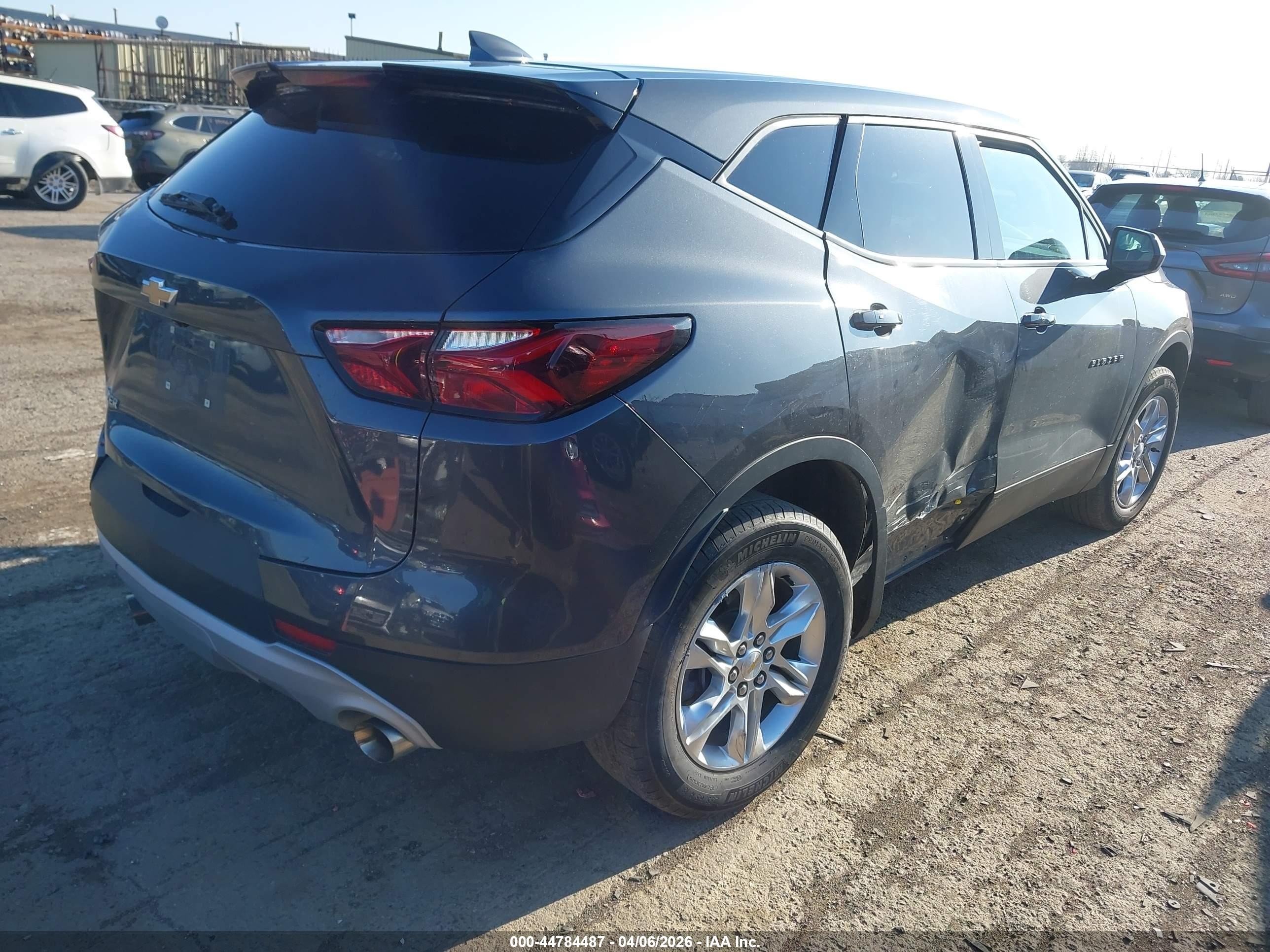 2022 Chevrolet Blazer Fwd 2lt Gray vin: 3GNKBCR4XNS192996