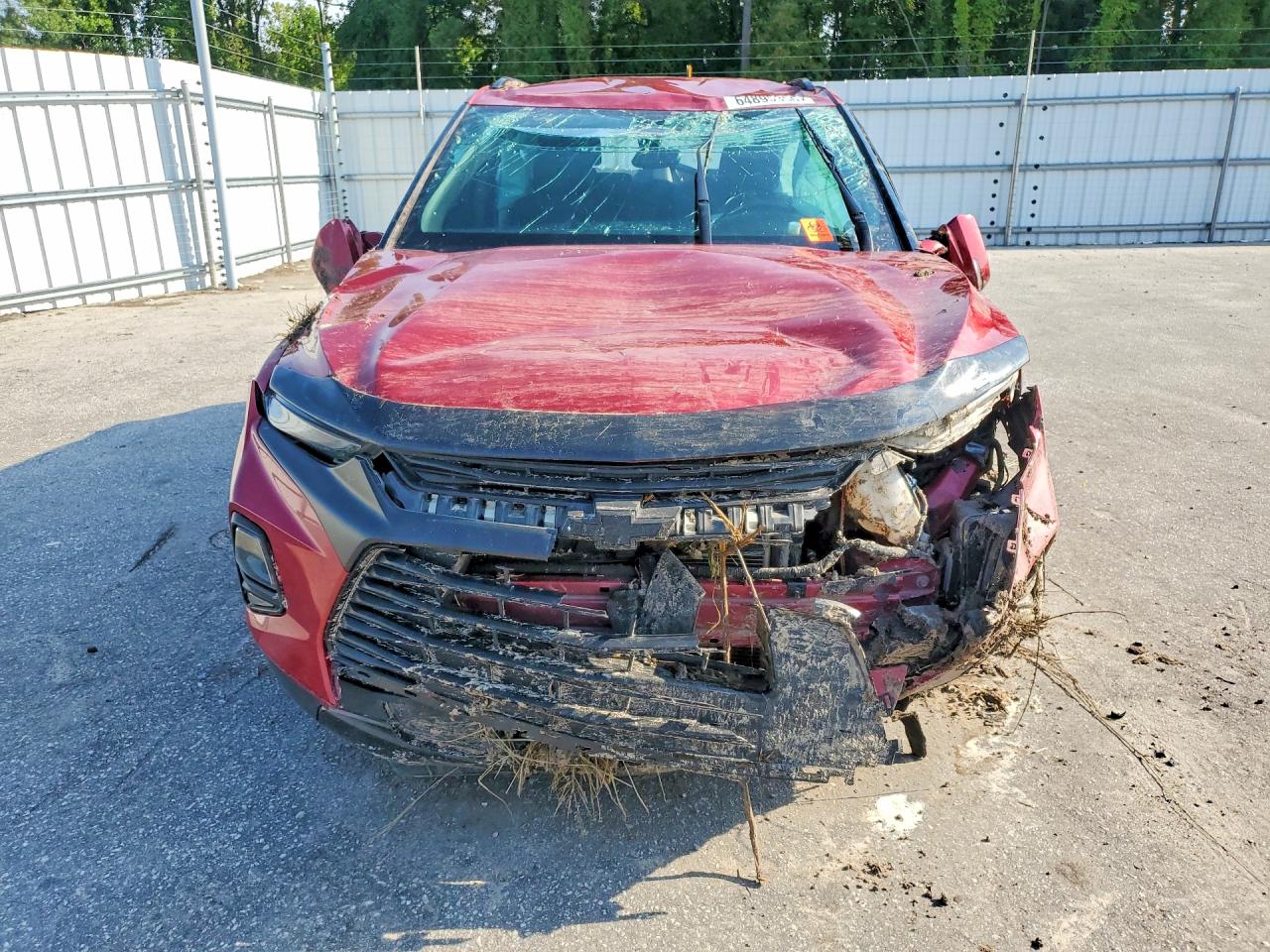 2020 Chevrolet Blazer 2lt Red vin: 3GNKBCRS2LS623911
