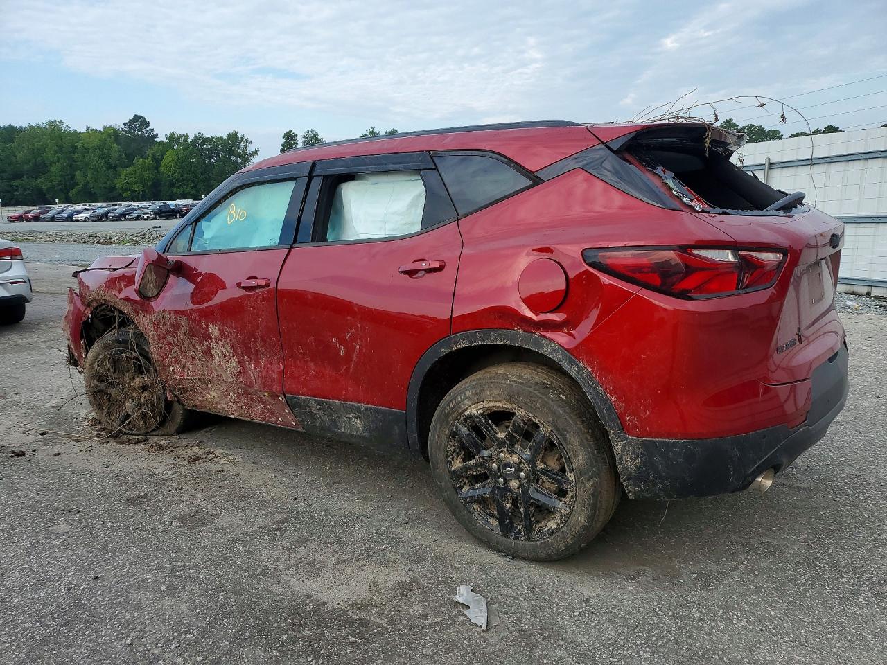2020 Chevrolet Blazer 2lt Red vin: 3GNKBCRS2LS623911