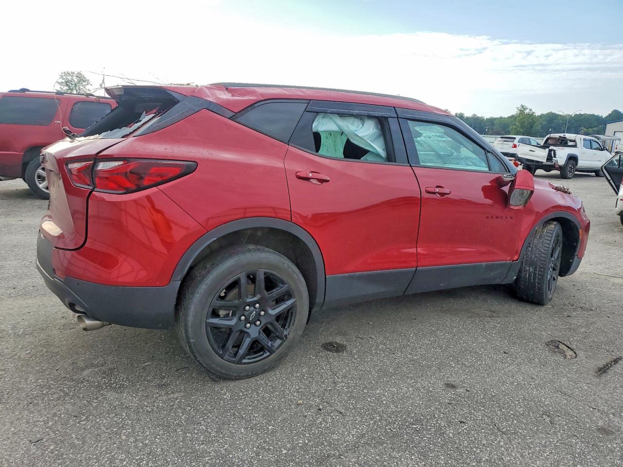 2020 Chevrolet Blazer 2lt Red vin: 3GNKBCRS2LS623911