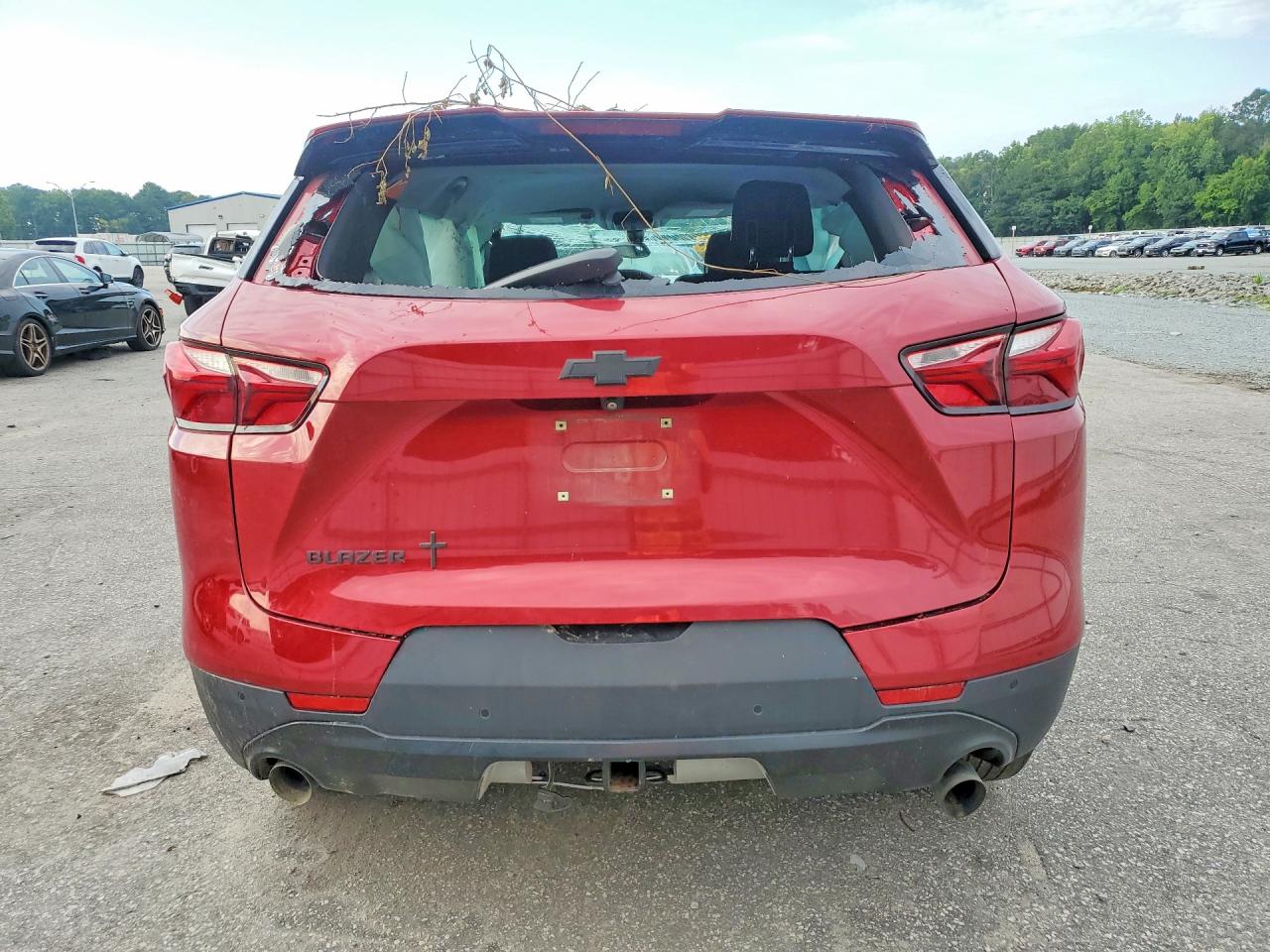2020 Chevrolet Blazer 2lt Red vin: 3GNKBCRS2LS623911