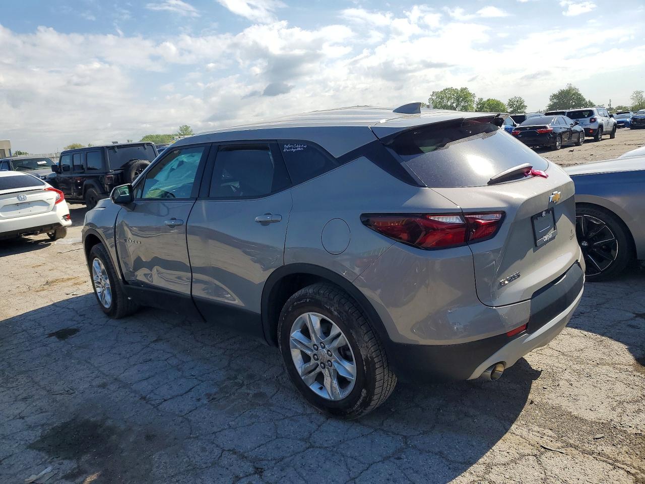 2021 Chevrolet Blazer 2lt Gray vin: 3GNKBCRS3MS570296