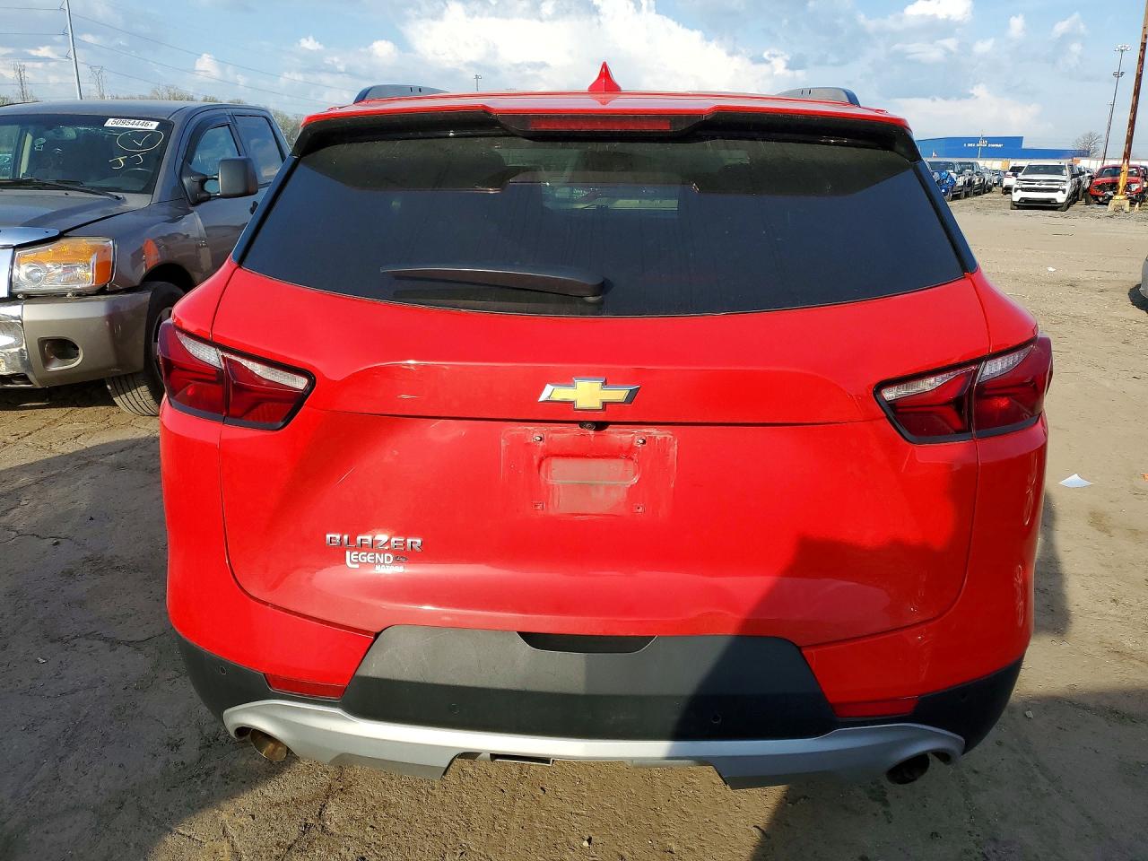 2020 Chevrolet Blazer 2lt Red vin: 3GNKBCRS4LS683799