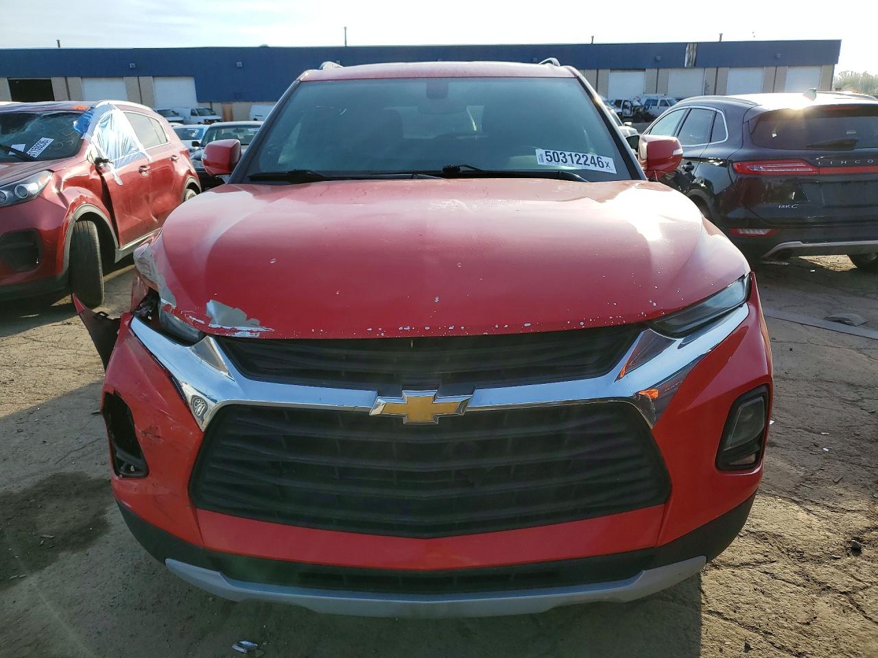 2020 Chevrolet Blazer 2lt Red vin: 3GNKBCRS4LS683799