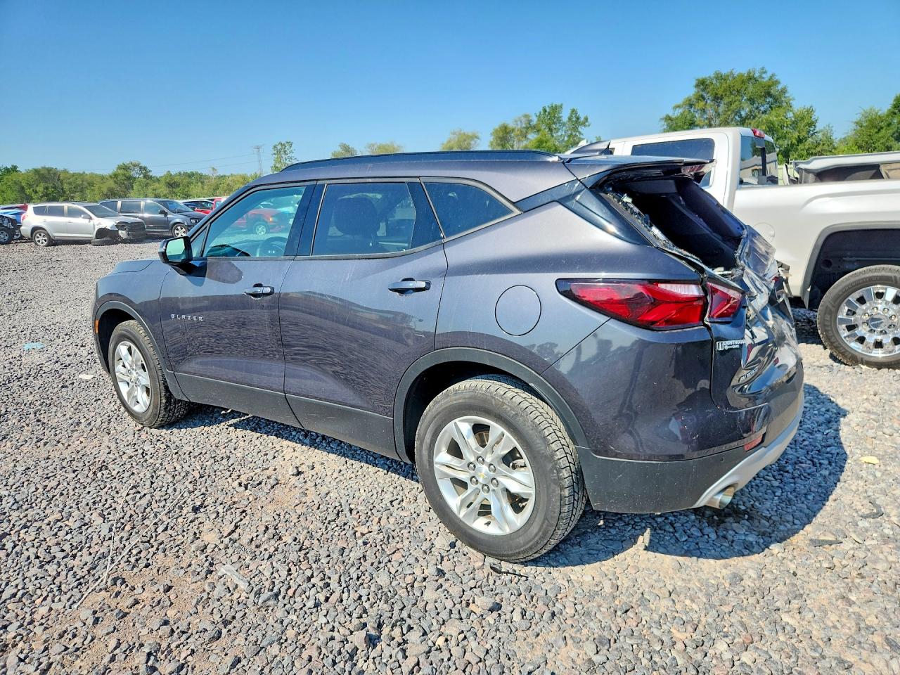 2021 Chevrolet Blazer 2lt Gray vin: 3GNKBCRS4MS516425