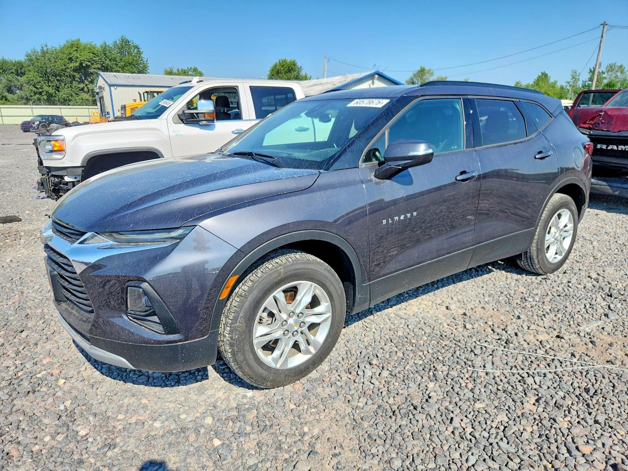 2021 Chevrolet Blazer 2lt Gray vin: 3GNKBCRS4MS516425