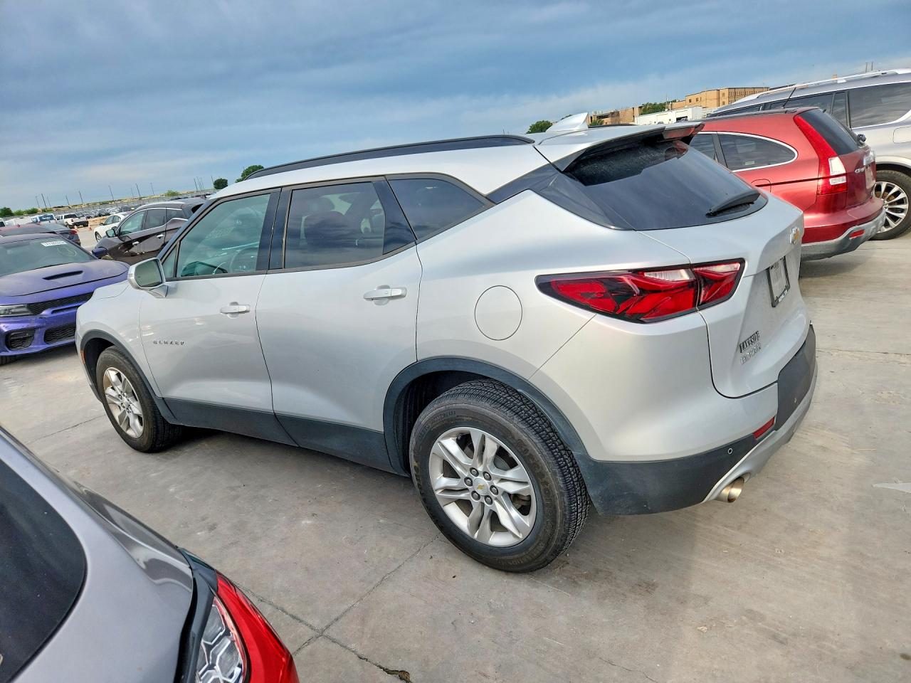 2020 Chevrolet Blazer 2lt Silver vin: 3GNKBCRS6LS611213