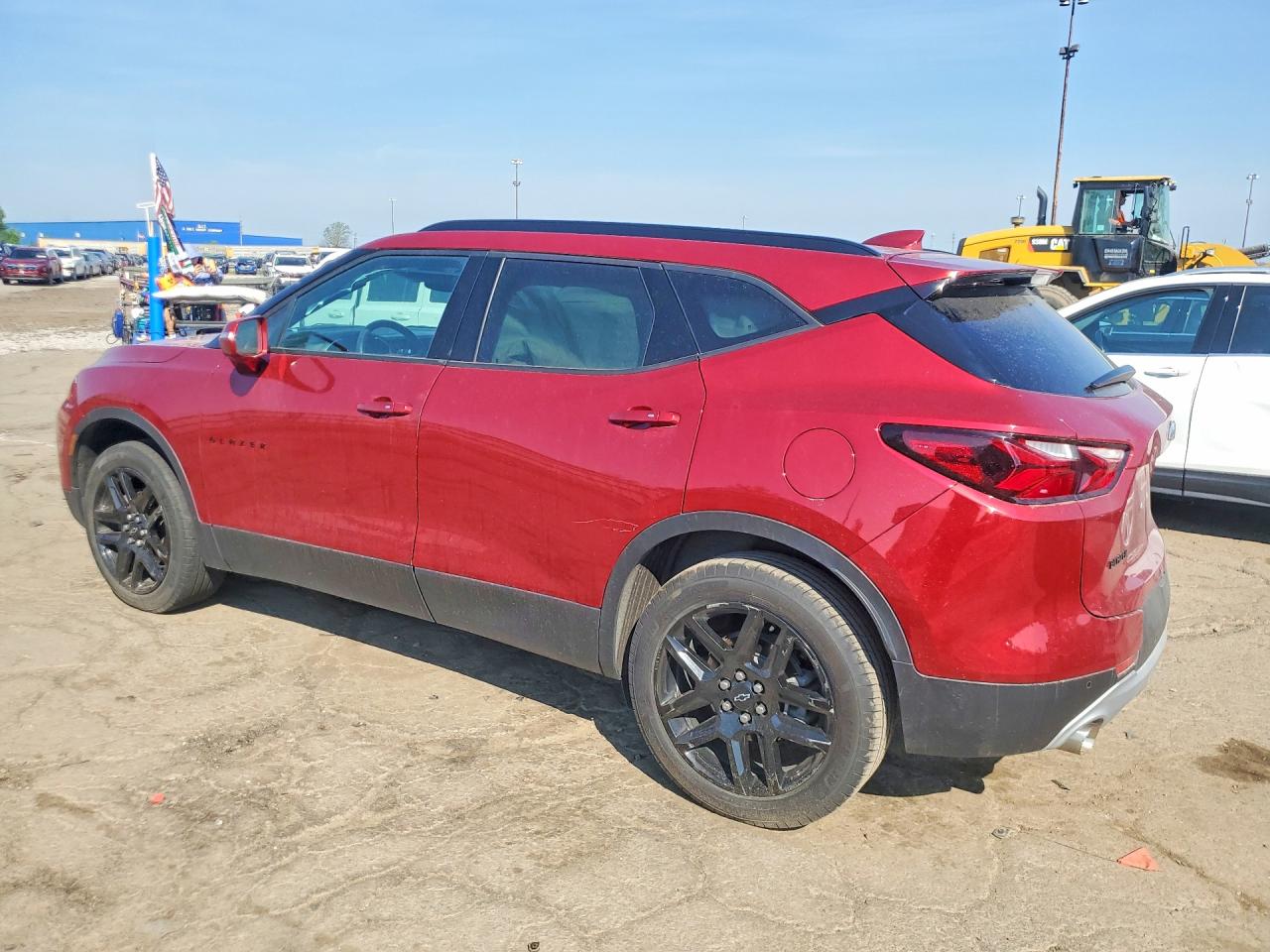 2020 Chevrolet Blazer 2lt Red vin: 3GNKBCRS6LS663747