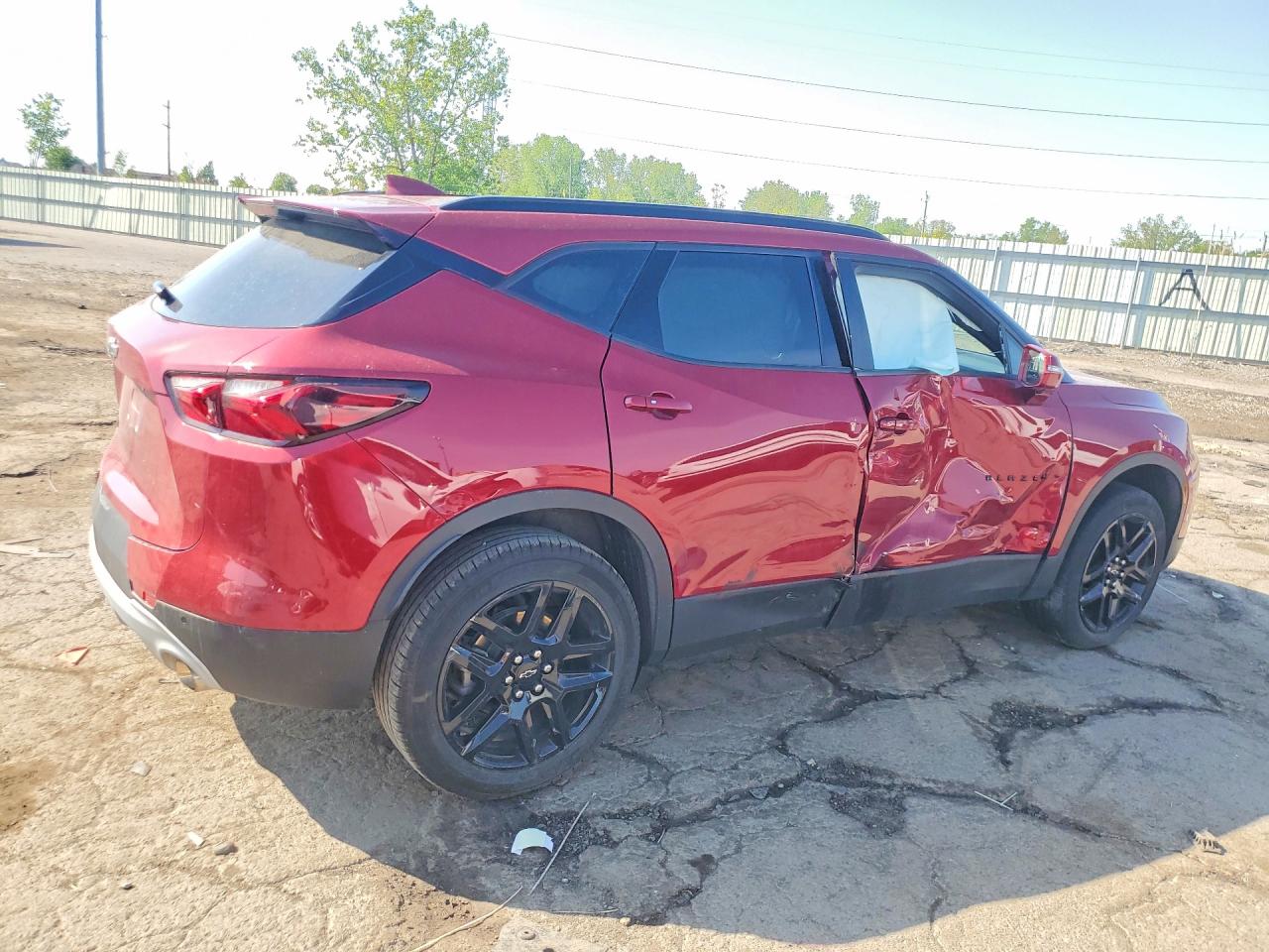 2020 Chevrolet Blazer 2lt Red vin: 3GNKBCRS6LS663747