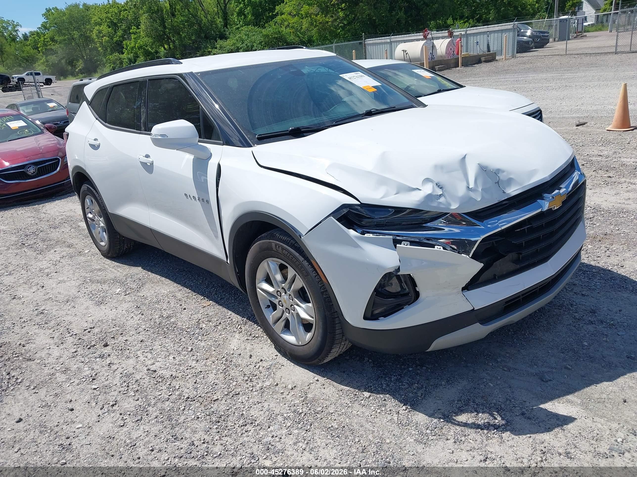 2021 Chevrolet Blazer Fwd 2lt White vin: 3GNKBCRS9MS549498