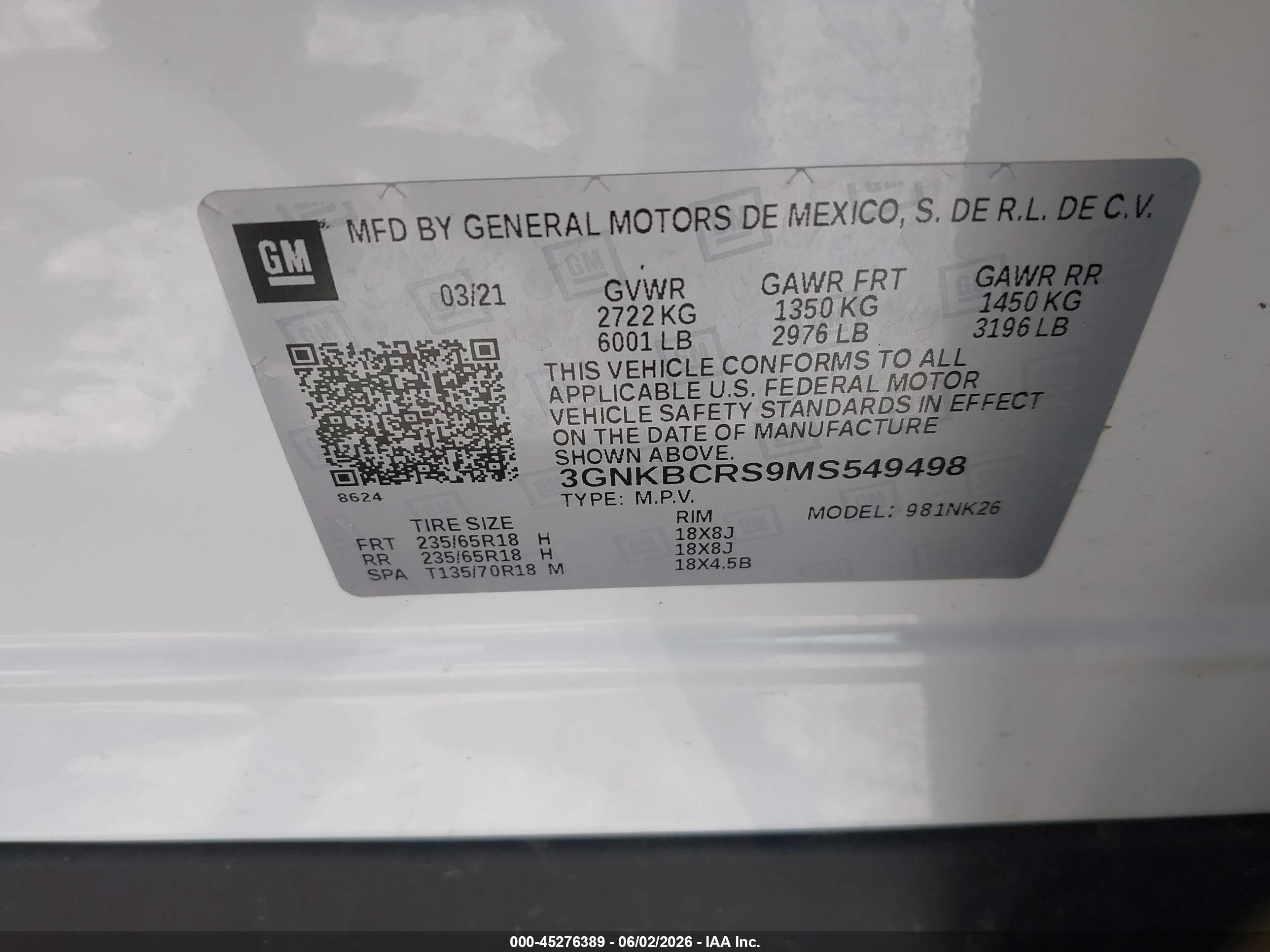 2021 Chevrolet Blazer Fwd 2lt White vin: 3GNKBCRS9MS549498