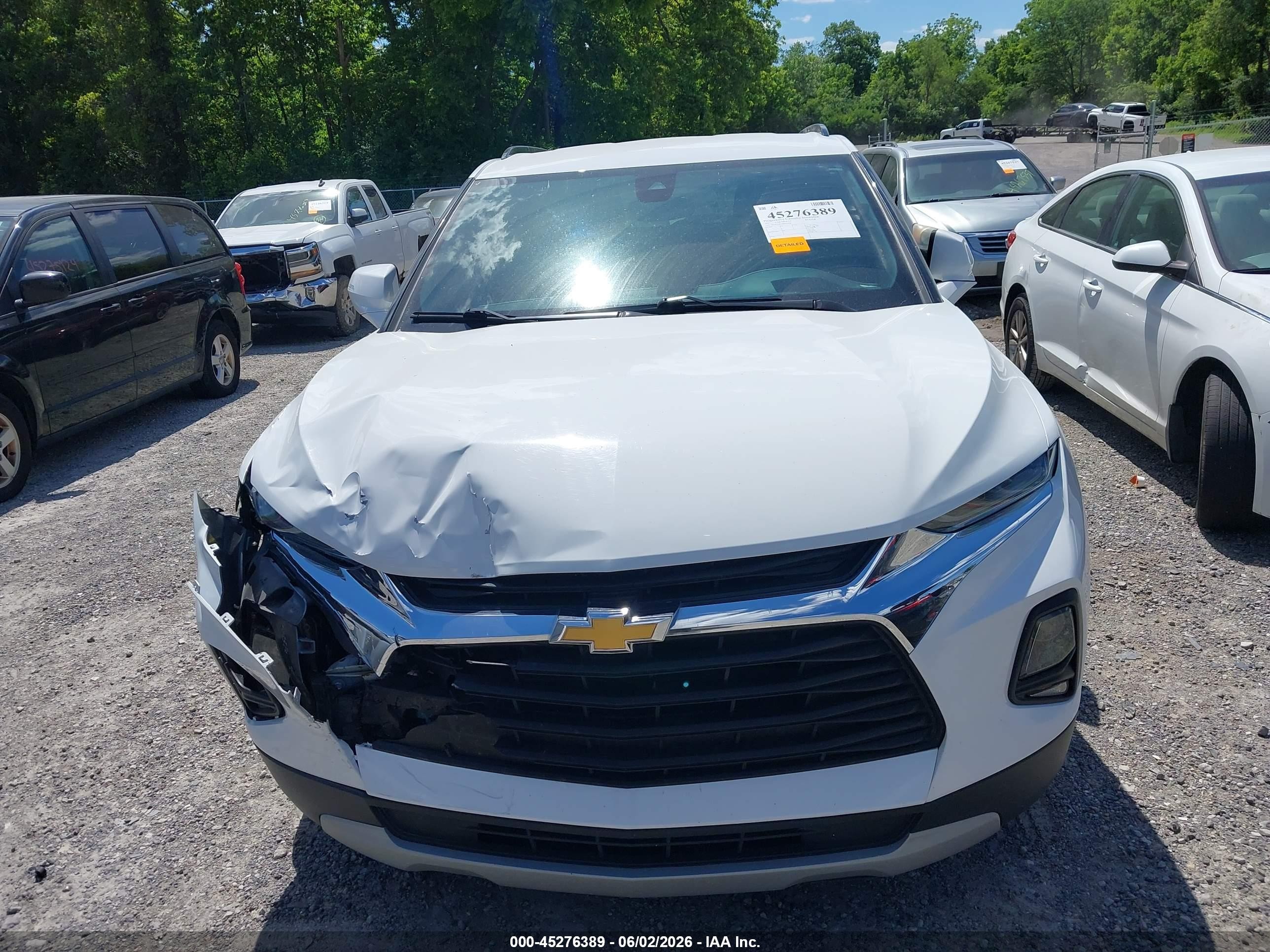 2021 Chevrolet Blazer Fwd 2lt White vin: 3GNKBCRS9MS549498