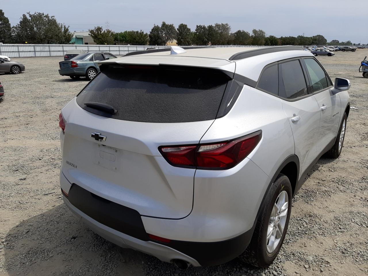 2020 Chevrolet Blazer 2lt Silver vin: 3GNKBCRSXLS563506