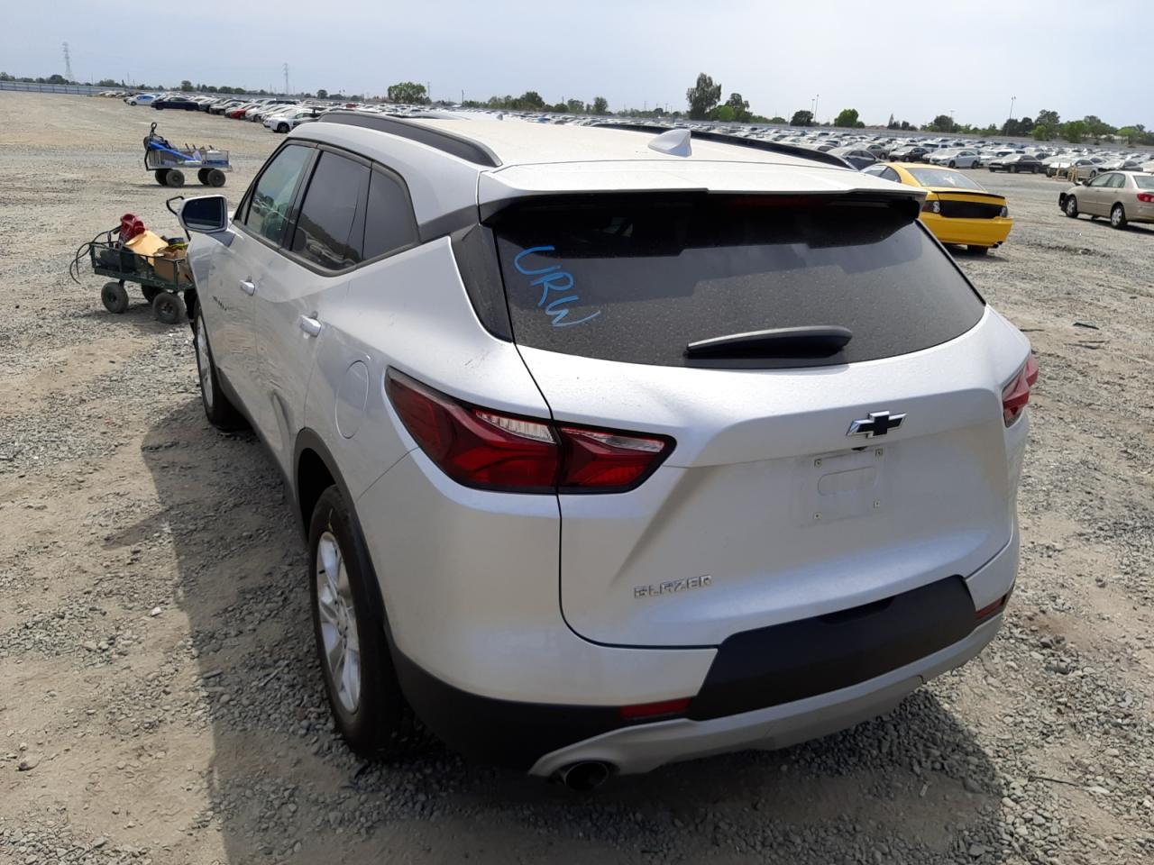 2020 Chevrolet Blazer 2lt Silver vin: 3GNKBCRSXLS563506