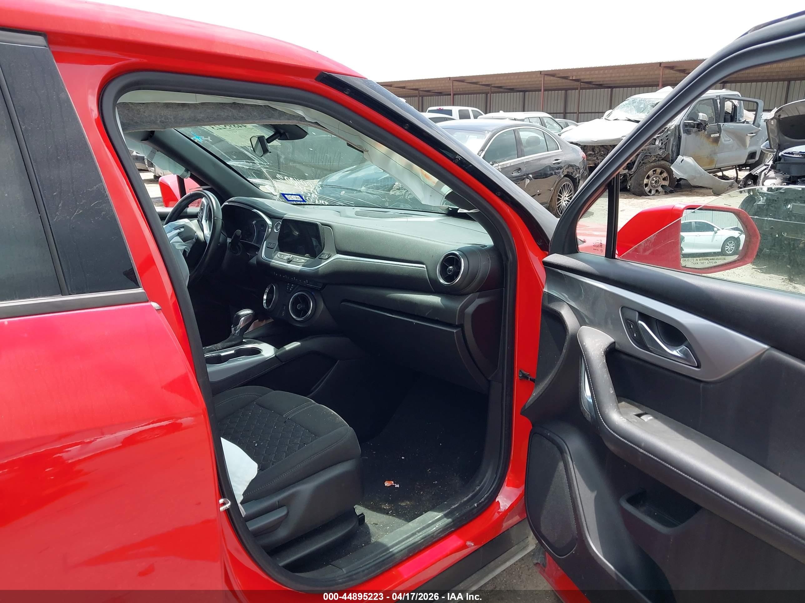 2020 Chevrolet Blazer Fwd 2lt Red vin: 3GNKBCRSXLS673729