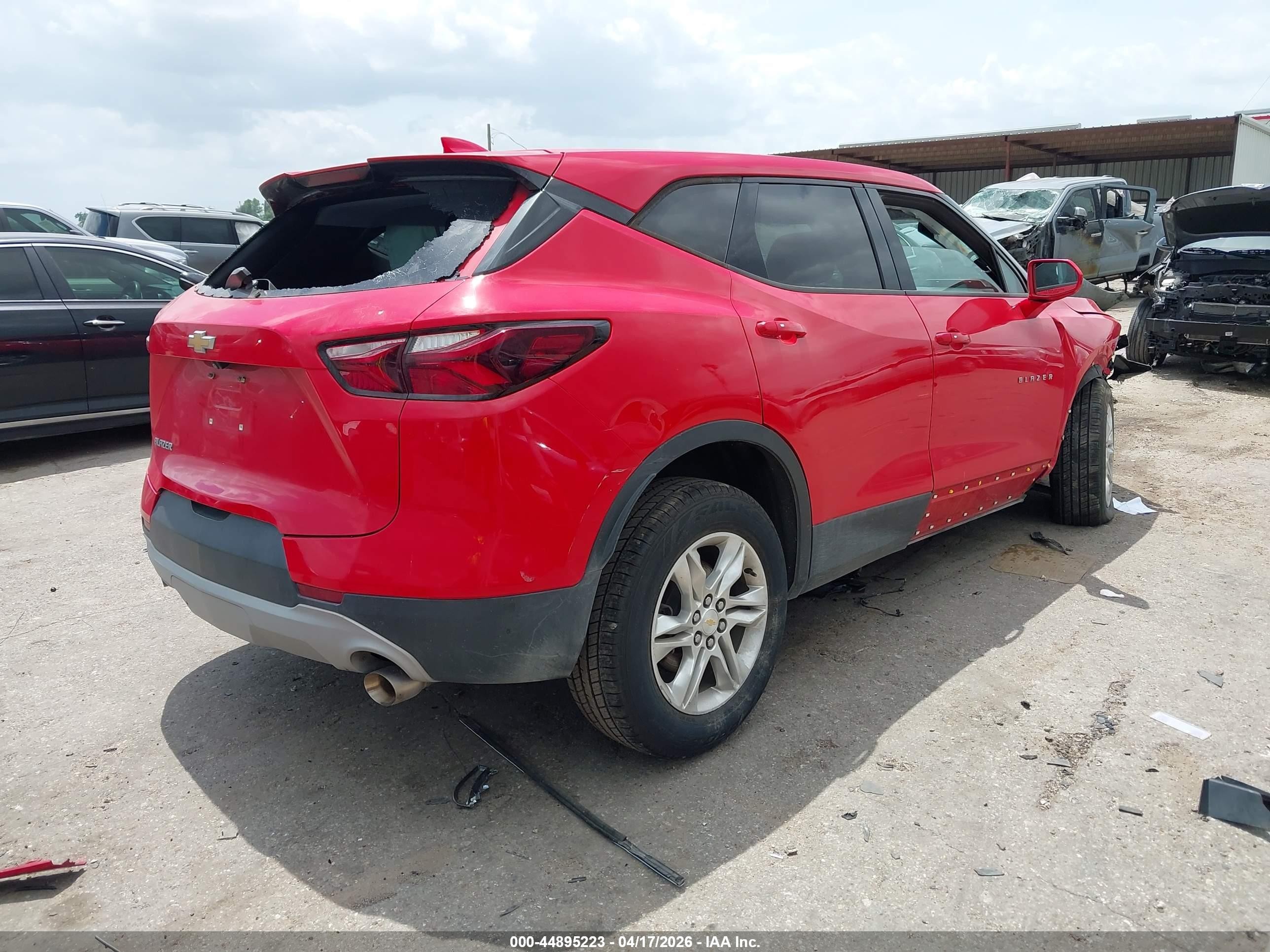 2020 Chevrolet Blazer Fwd 2lt Red vin: 3GNKBCRSXLS673729