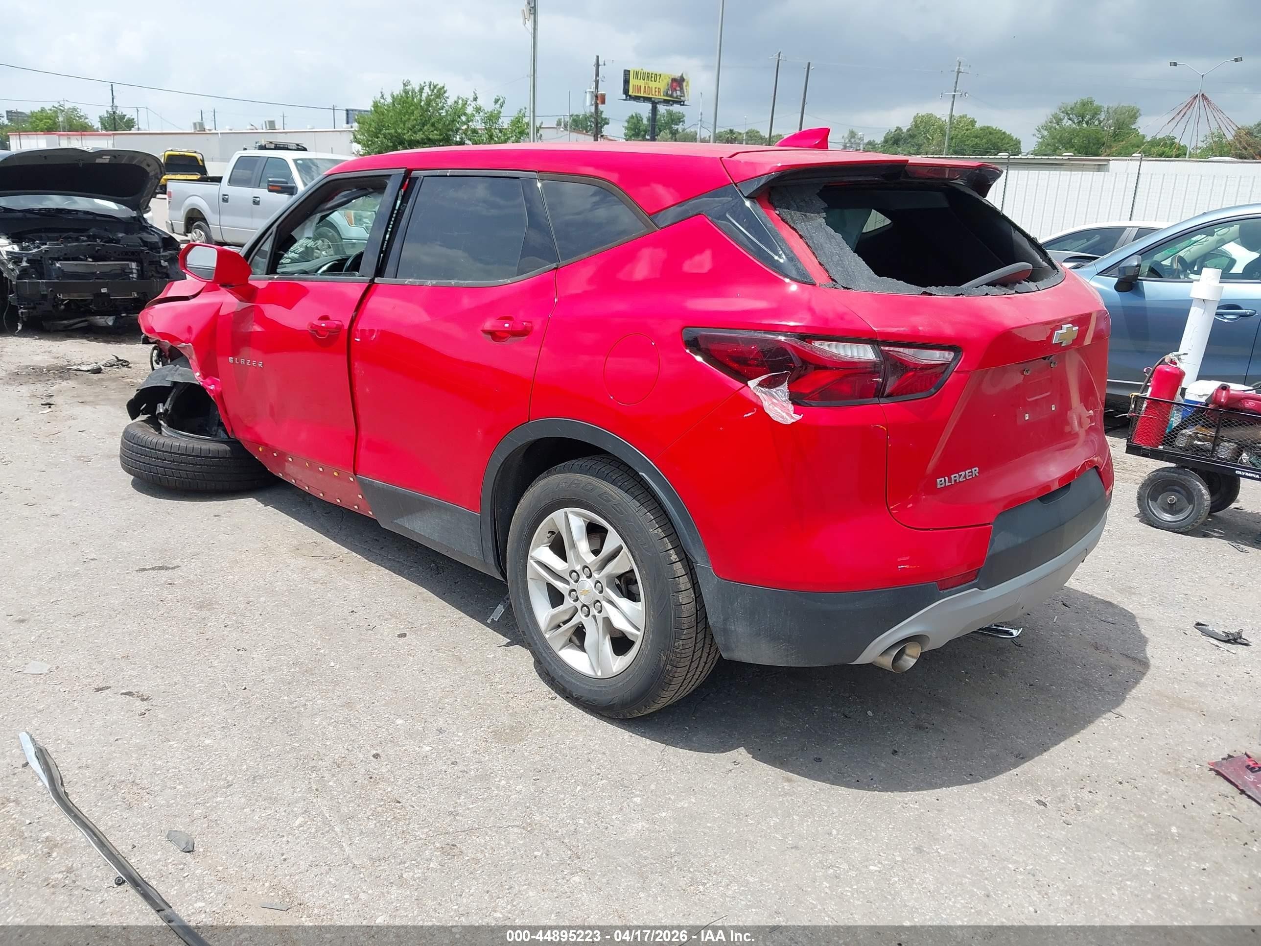 2020 Chevrolet Blazer Fwd 2lt Red vin: 3GNKBCRSXLS673729