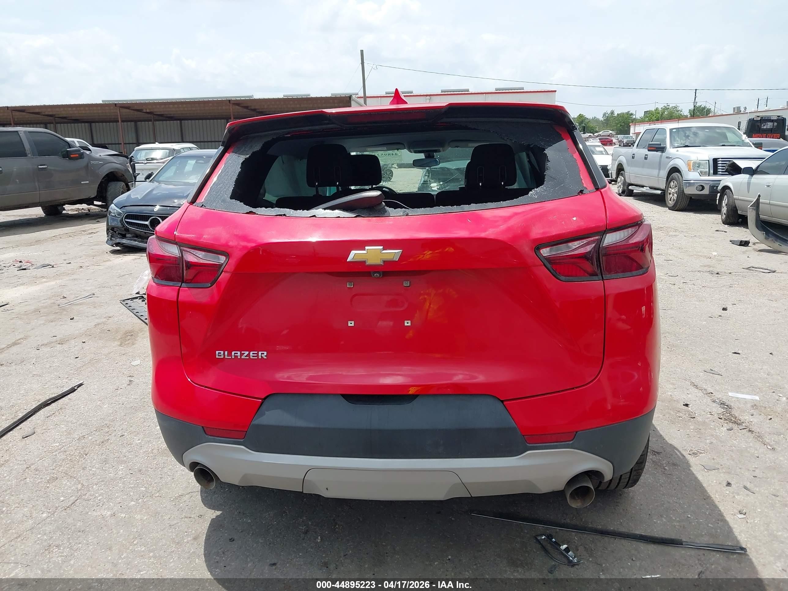 2020 Chevrolet Blazer Fwd 2lt Red vin: 3GNKBCRSXLS673729