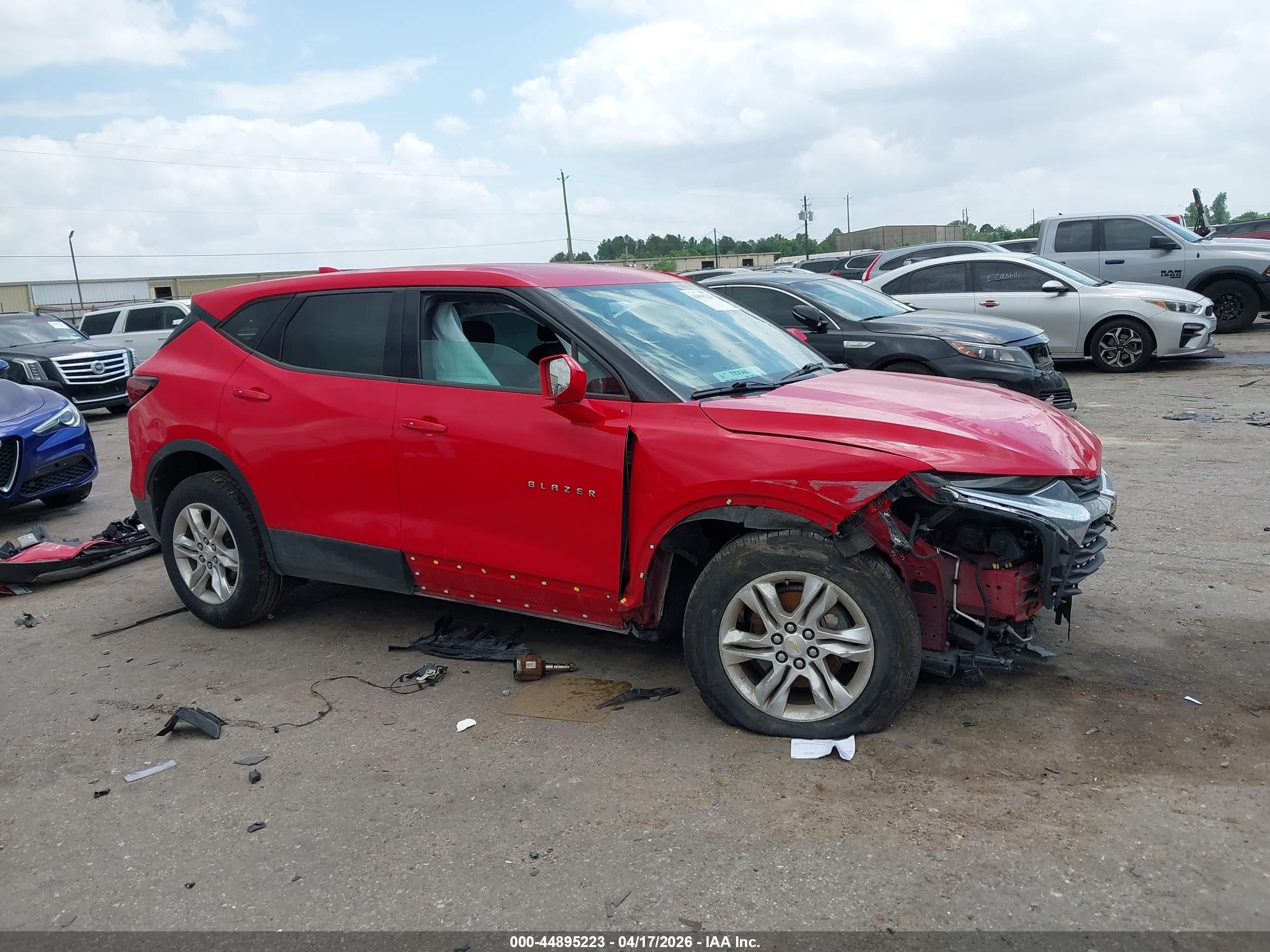 2020 Chevrolet Blazer Fwd 2lt Red vin: 3GNKBCRSXLS673729