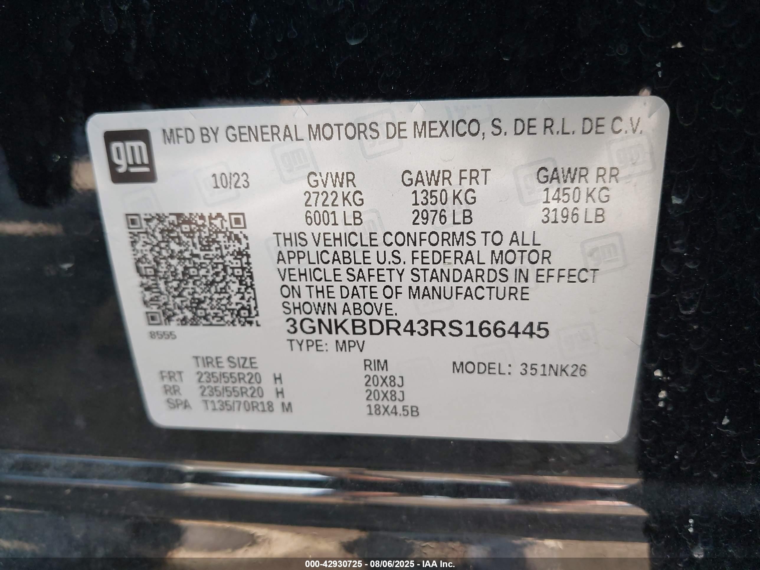 2024 Chevrolet Blazer Fwd 3lt Черный vin: 3GNKBDR43RS166445