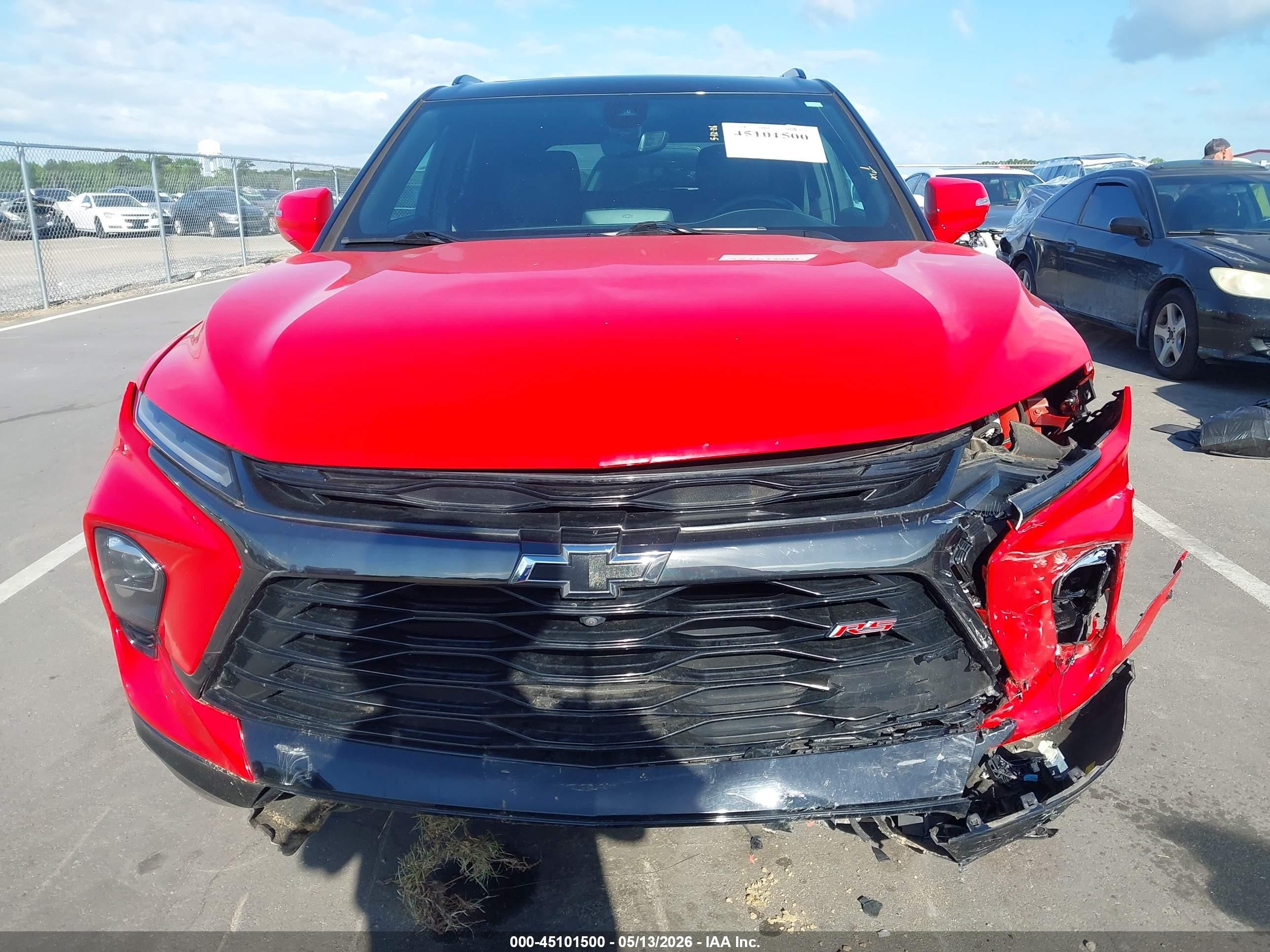 2023 Chevrolet Blazer Fwd Rs Red vin: 3GNKBERS0PS194060