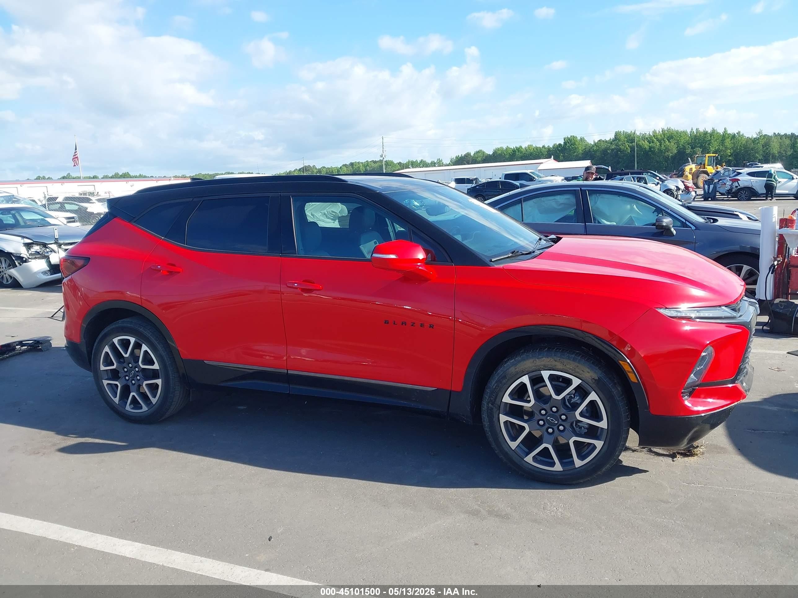 2023 Chevrolet Blazer Fwd Rs Red vin: 3GNKBERS0PS194060
