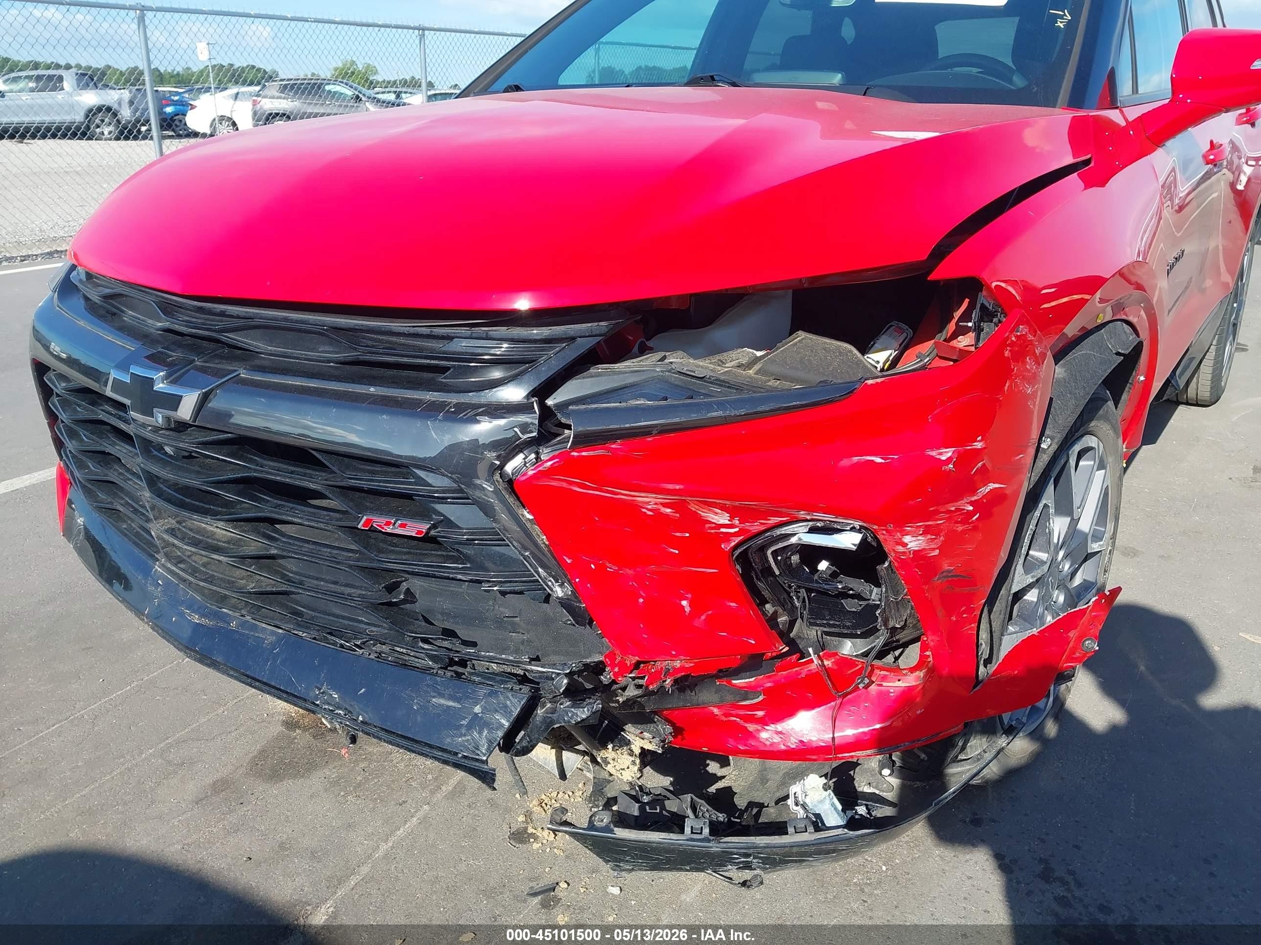 2023 Chevrolet Blazer Fwd Rs Red vin: 3GNKBERS0PS194060
