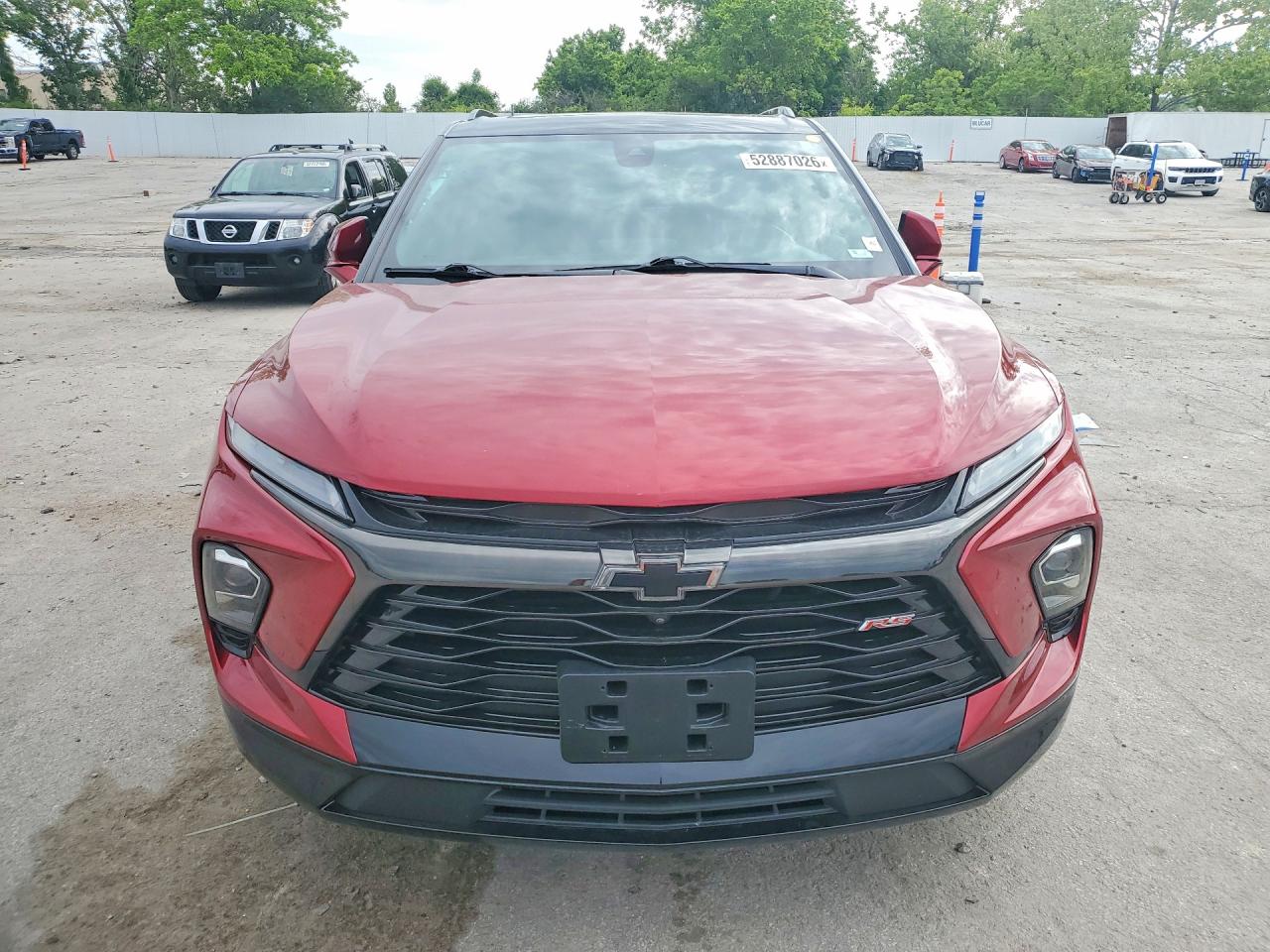 2023 Chevrolet Blazer Rs Red vin: 3GNKBERS7PS137581