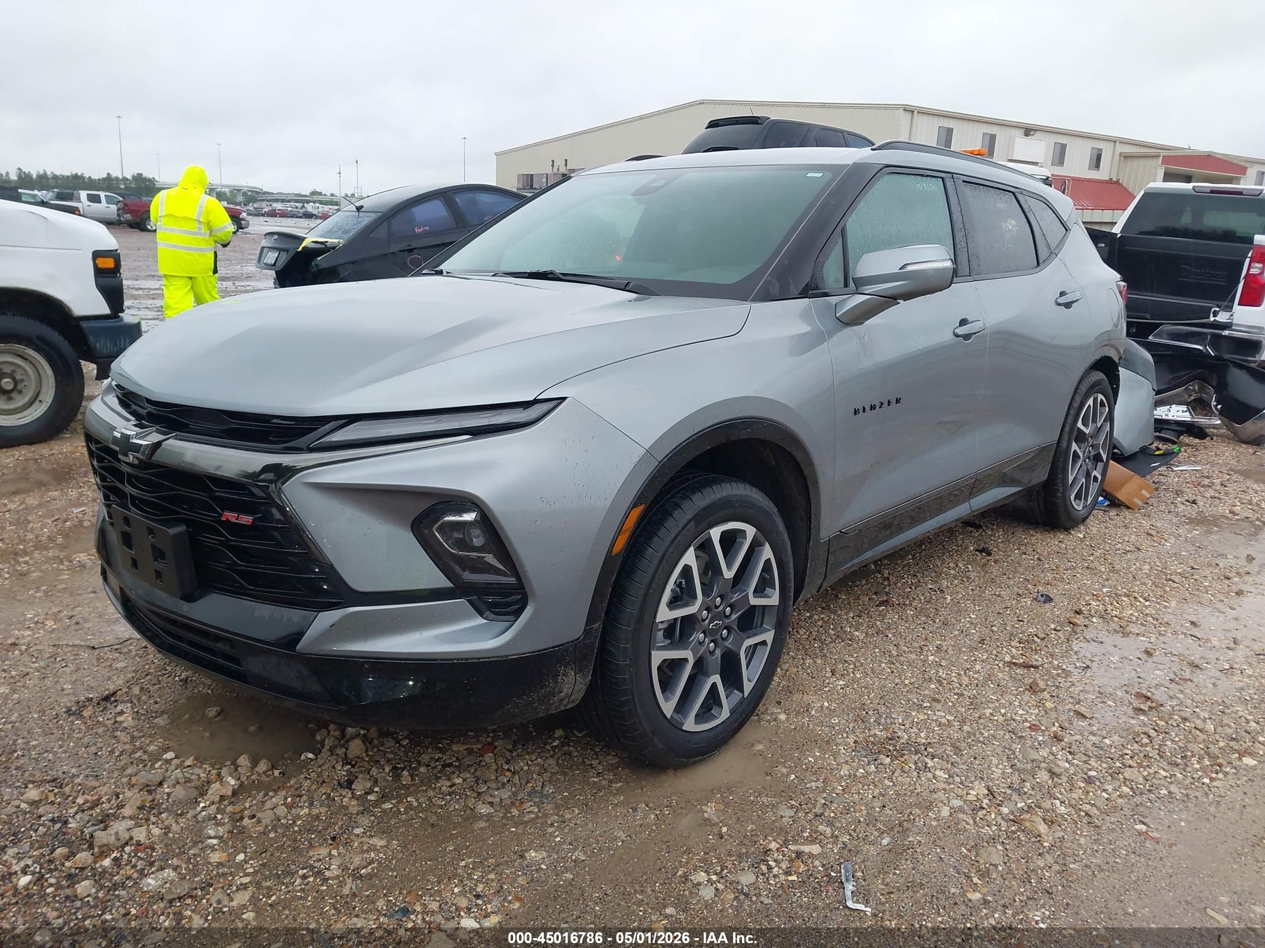 2025 Chevrolet Blazer Fwd Rs Gray vin: 3GNKBERS9SS193255