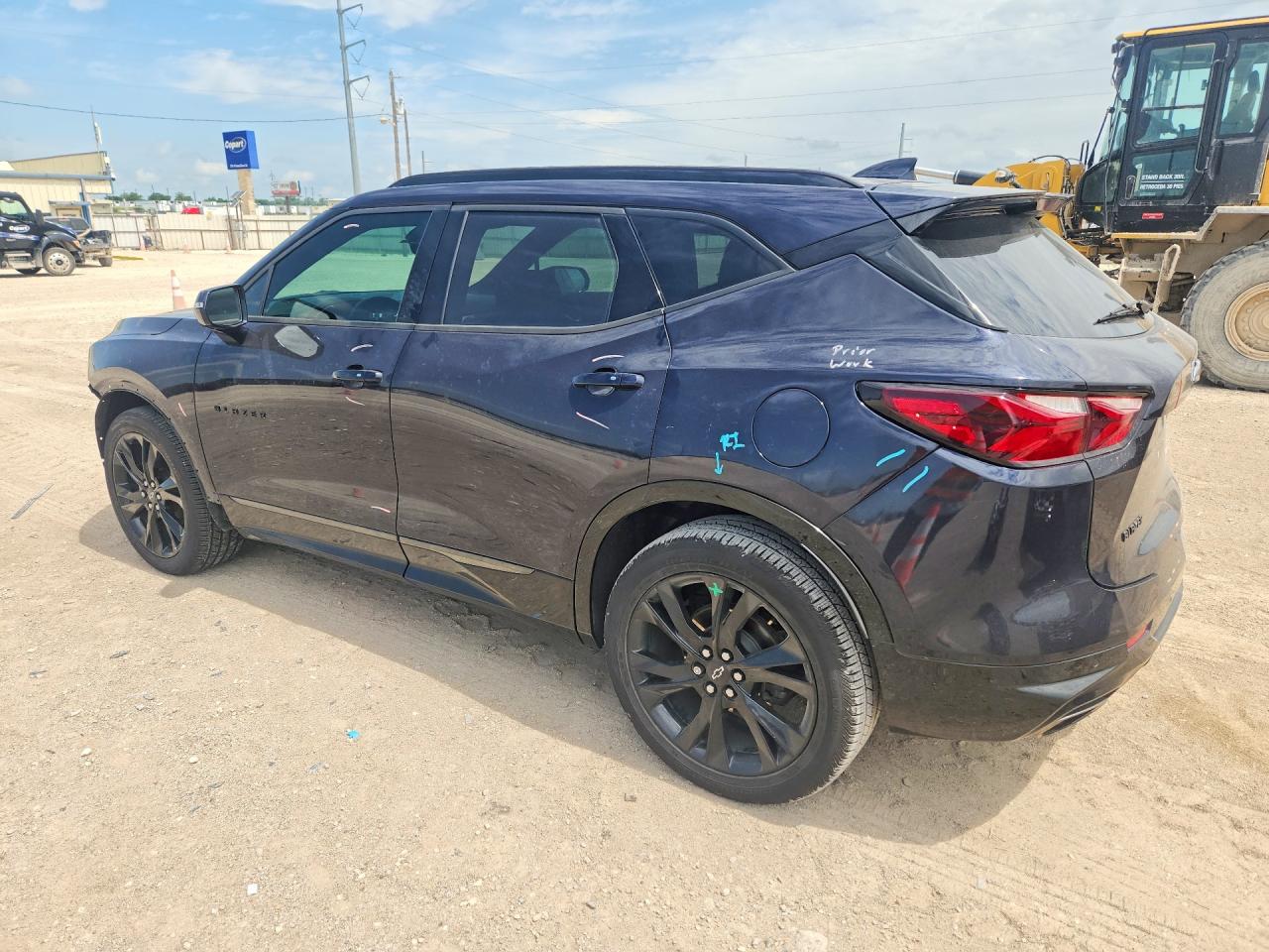 2020 Chevrolet Blazer Rs Black vin: 3GNKBERSXLS556406