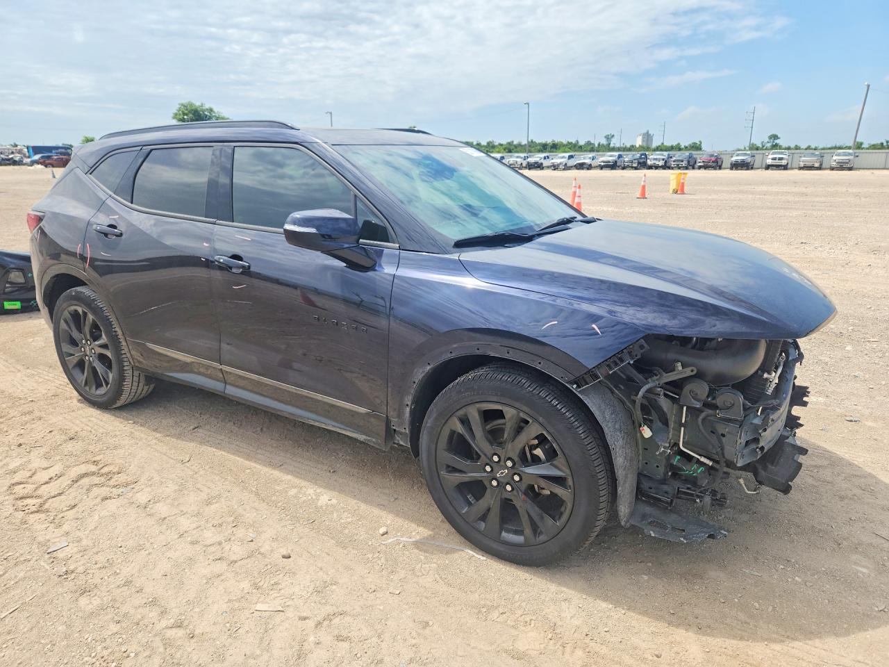 2020 Chevrolet Blazer Rs Black vin: 3GNKBERSXLS556406