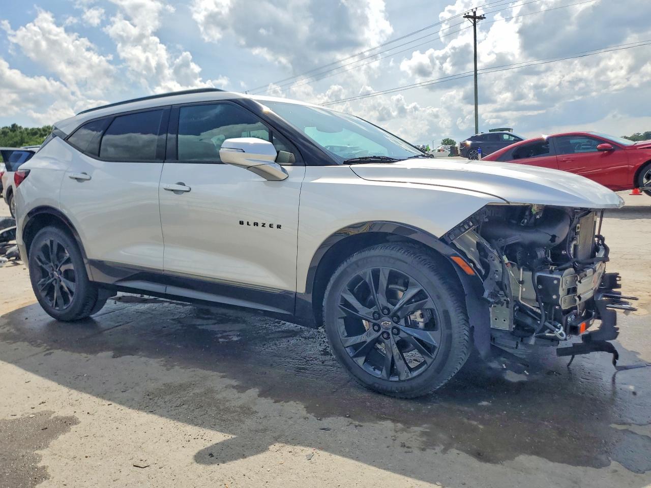 2021 Chevrolet Blazer Rs Silver vin: 3GNKBERSXMS545732
