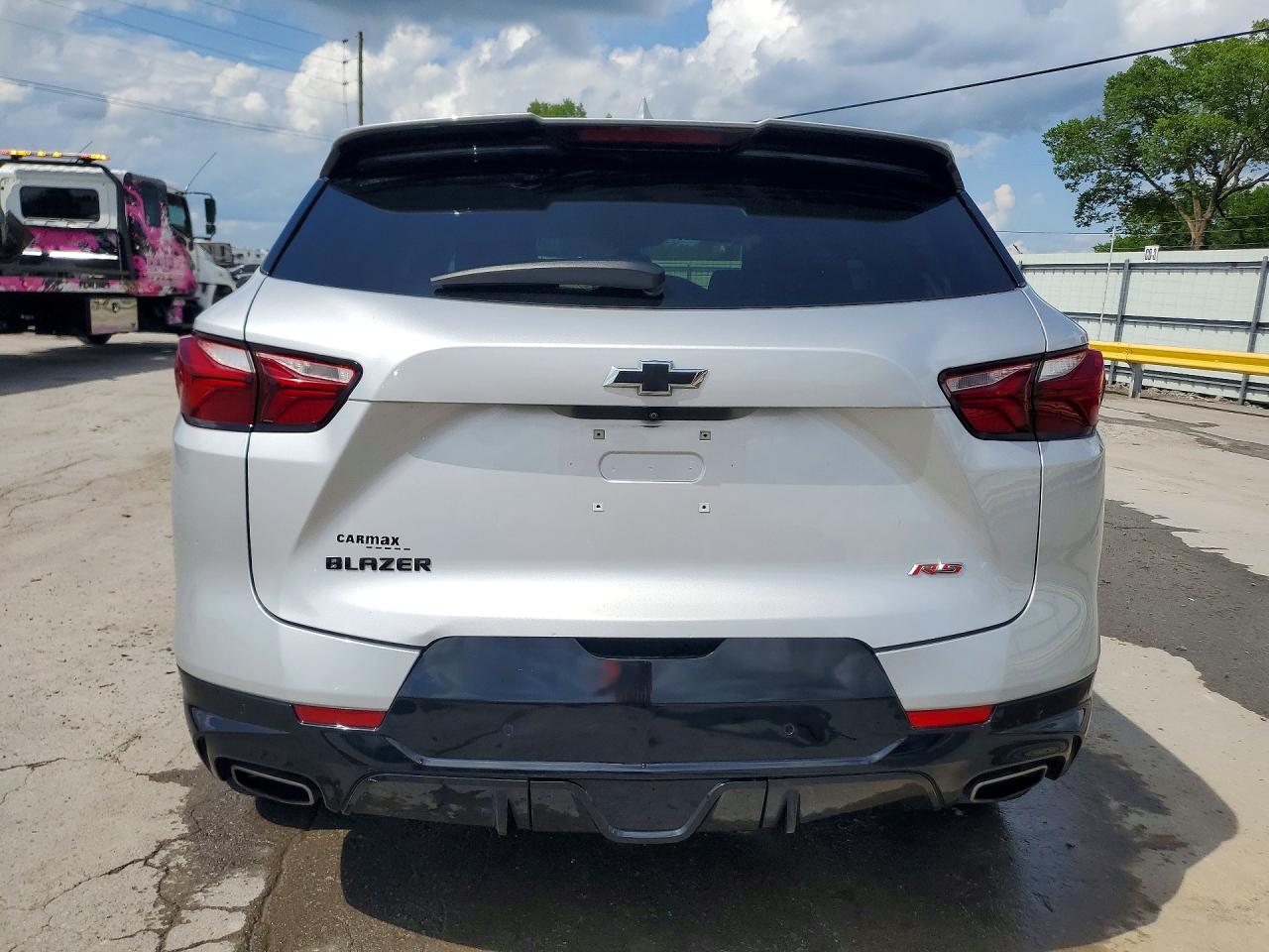 2021 Chevrolet Blazer Rs Silver vin: 3GNKBERSXMS545732