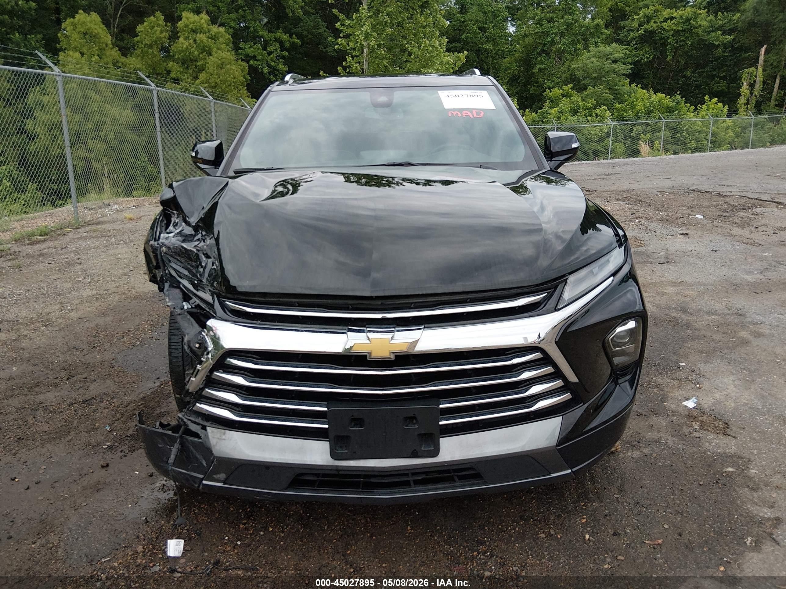 2023 Chevrolet Blazer Fwd Premier Black vin: 3GNKBFRS1PS106672