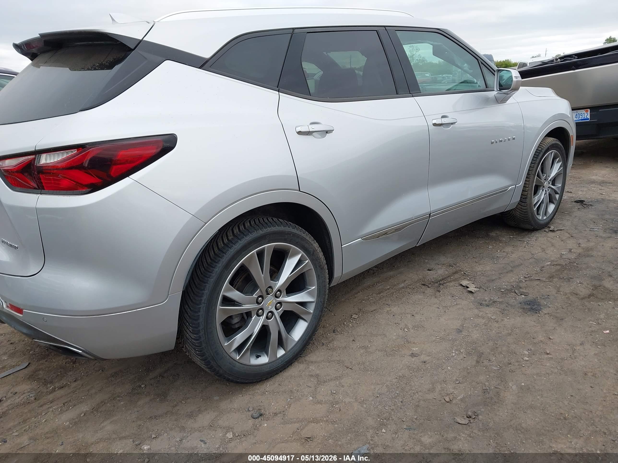 2020 Chevrolet Blazer Fwd Premier Gray vin: 3GNKBFRS2LS645943