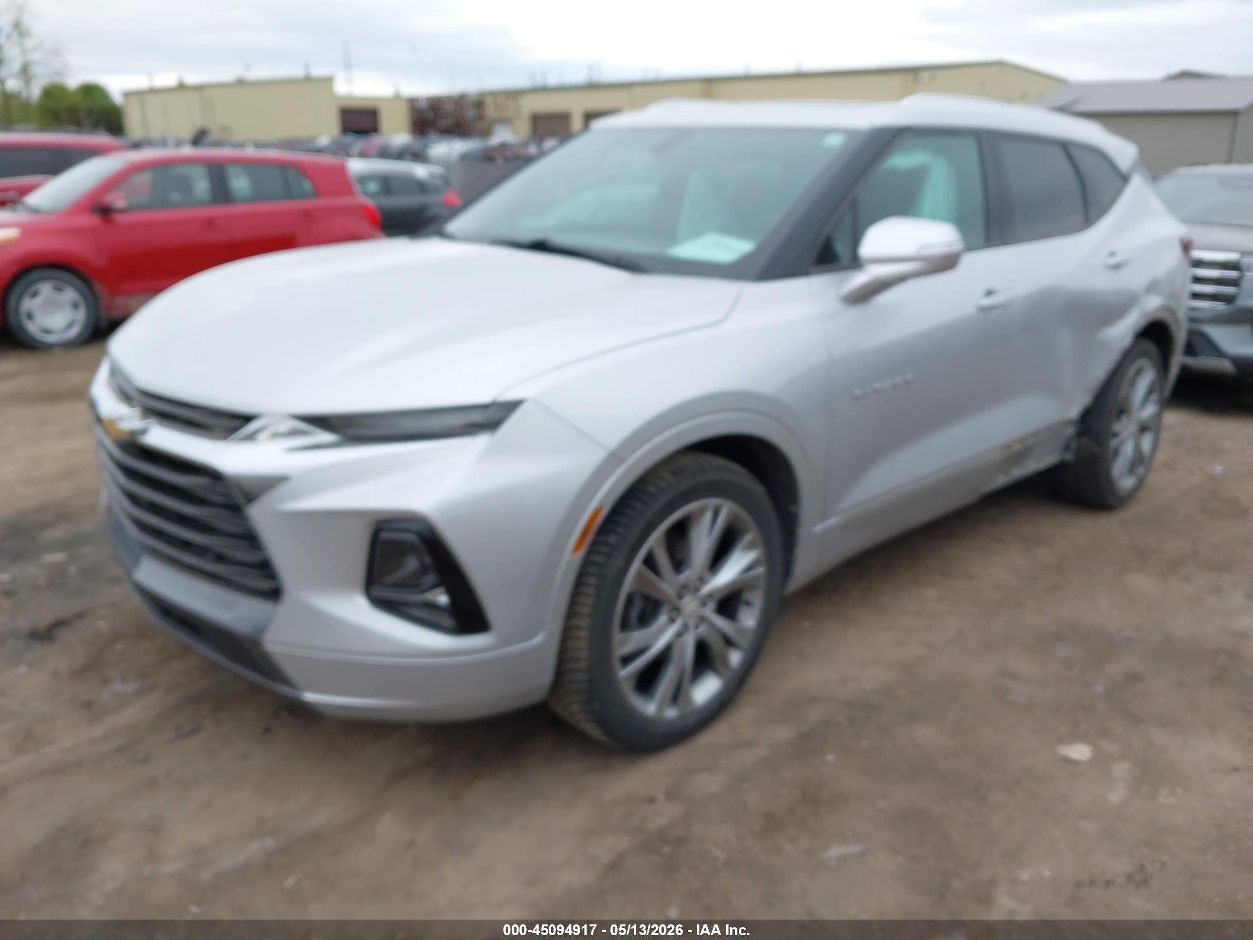 2020 Chevrolet Blazer Fwd Premier Gray vin: 3GNKBFRS2LS645943
